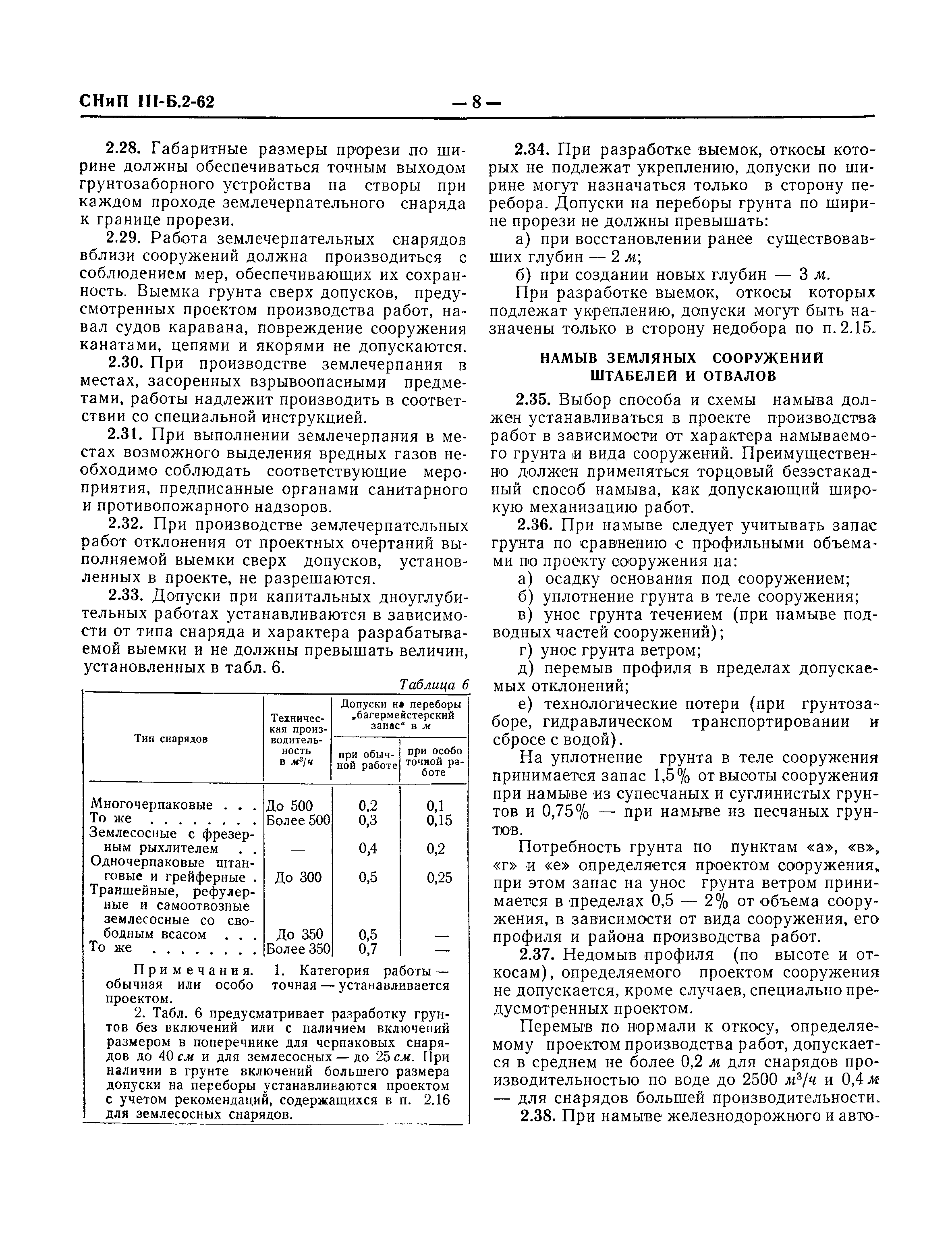 СНиП III-Б.2-62