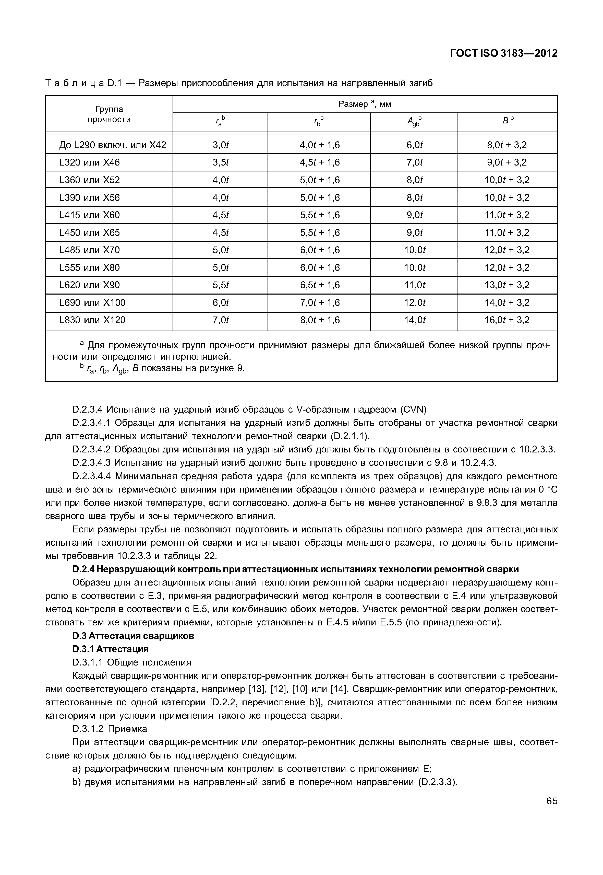 ГОСТ ISO 3183-2012