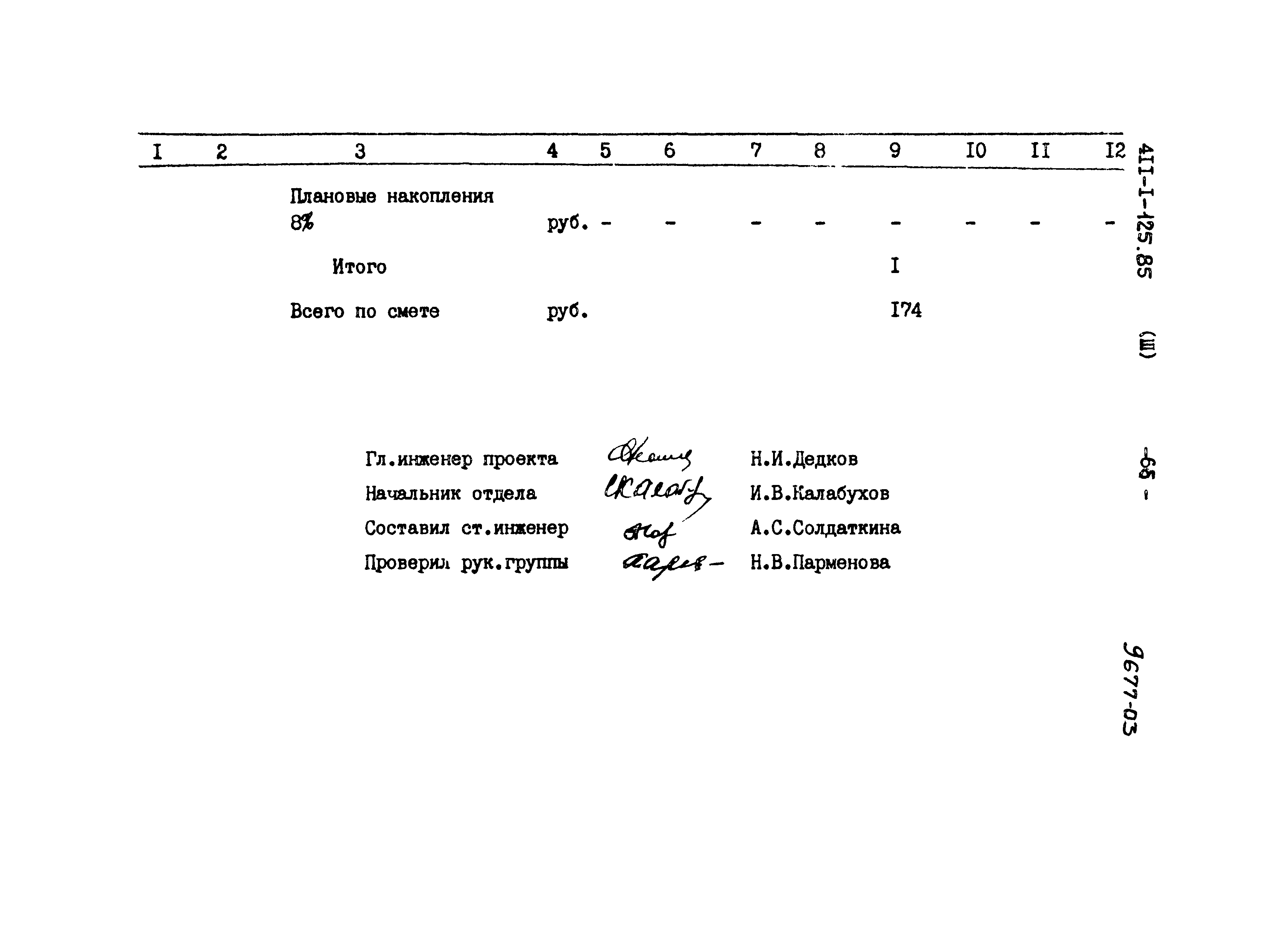 Типовой проект 411-1-125.85