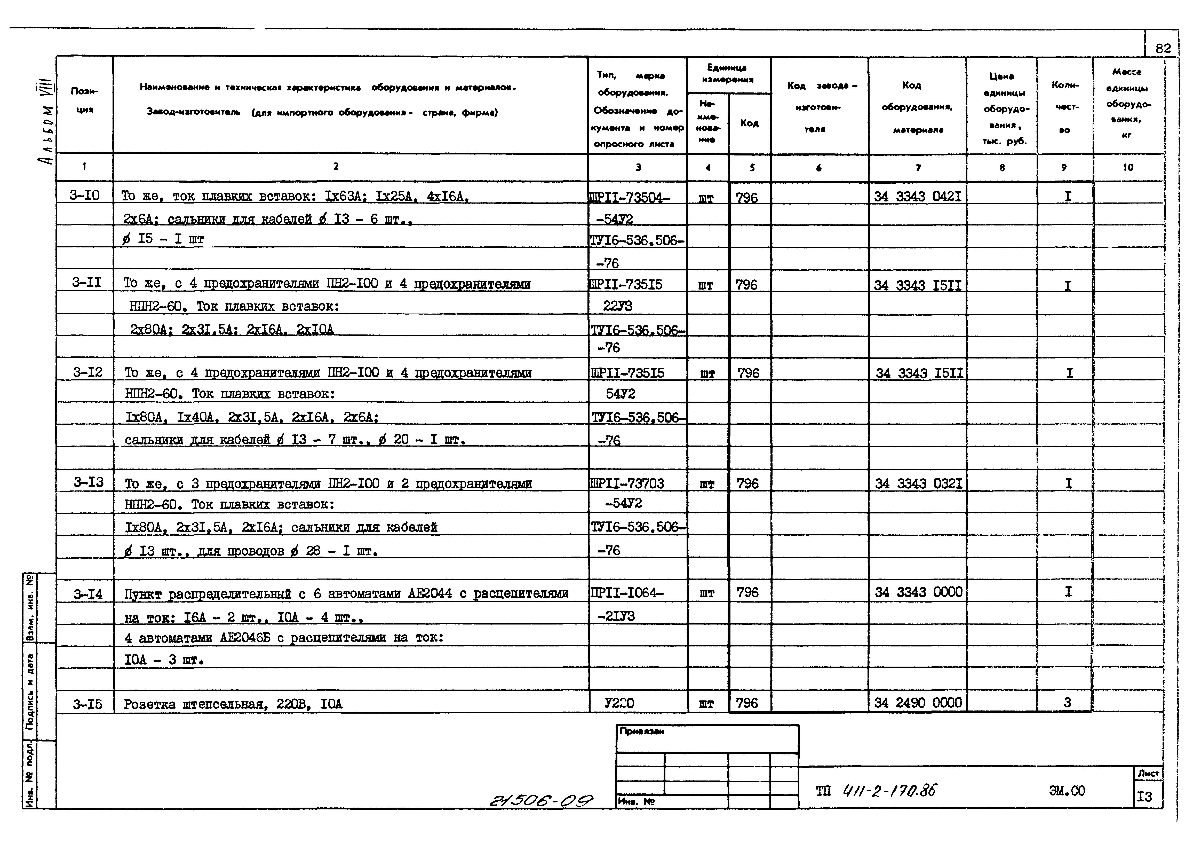 Типовой проект 411-2-170.86