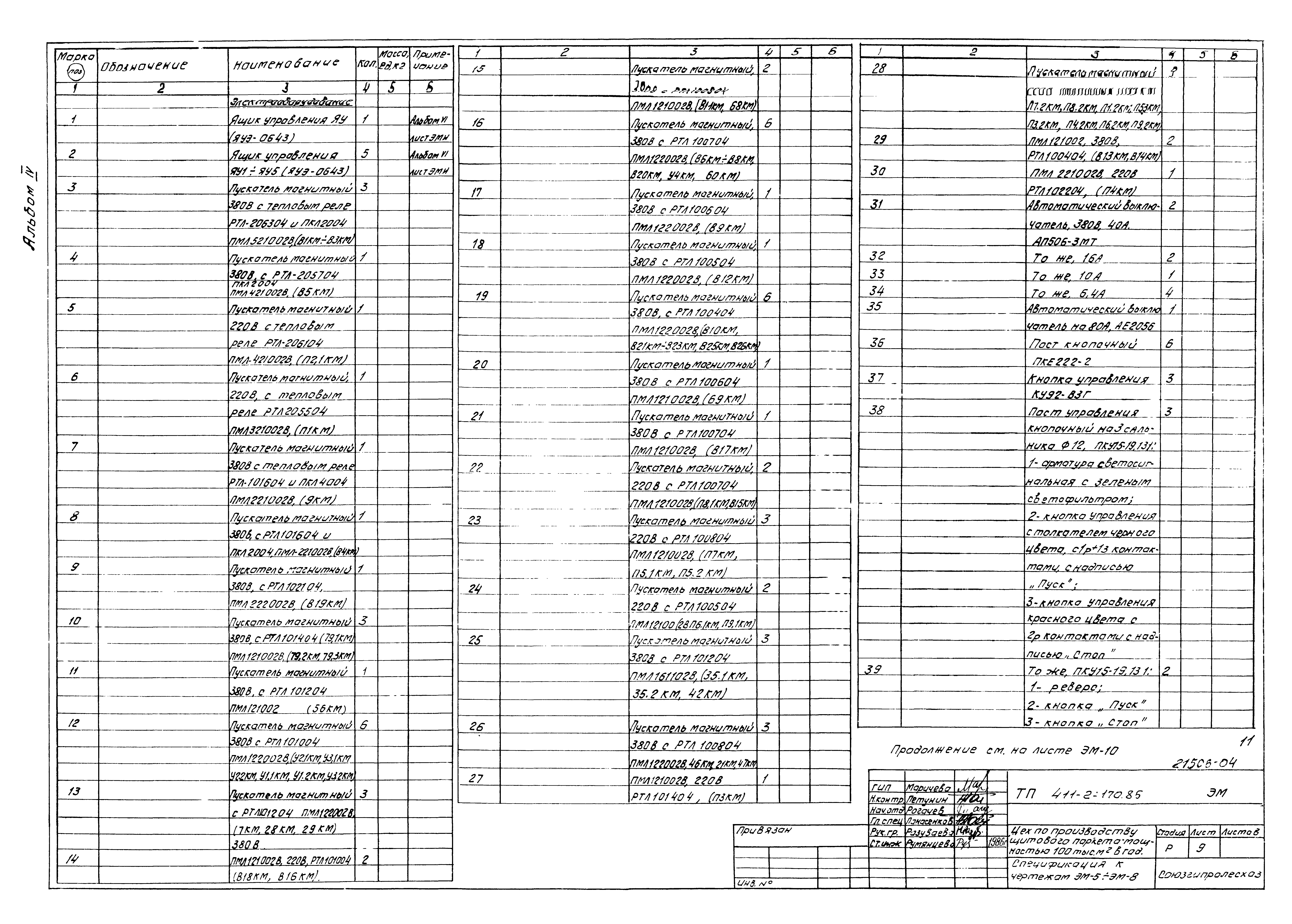 Типовой проект 411-2-170.86