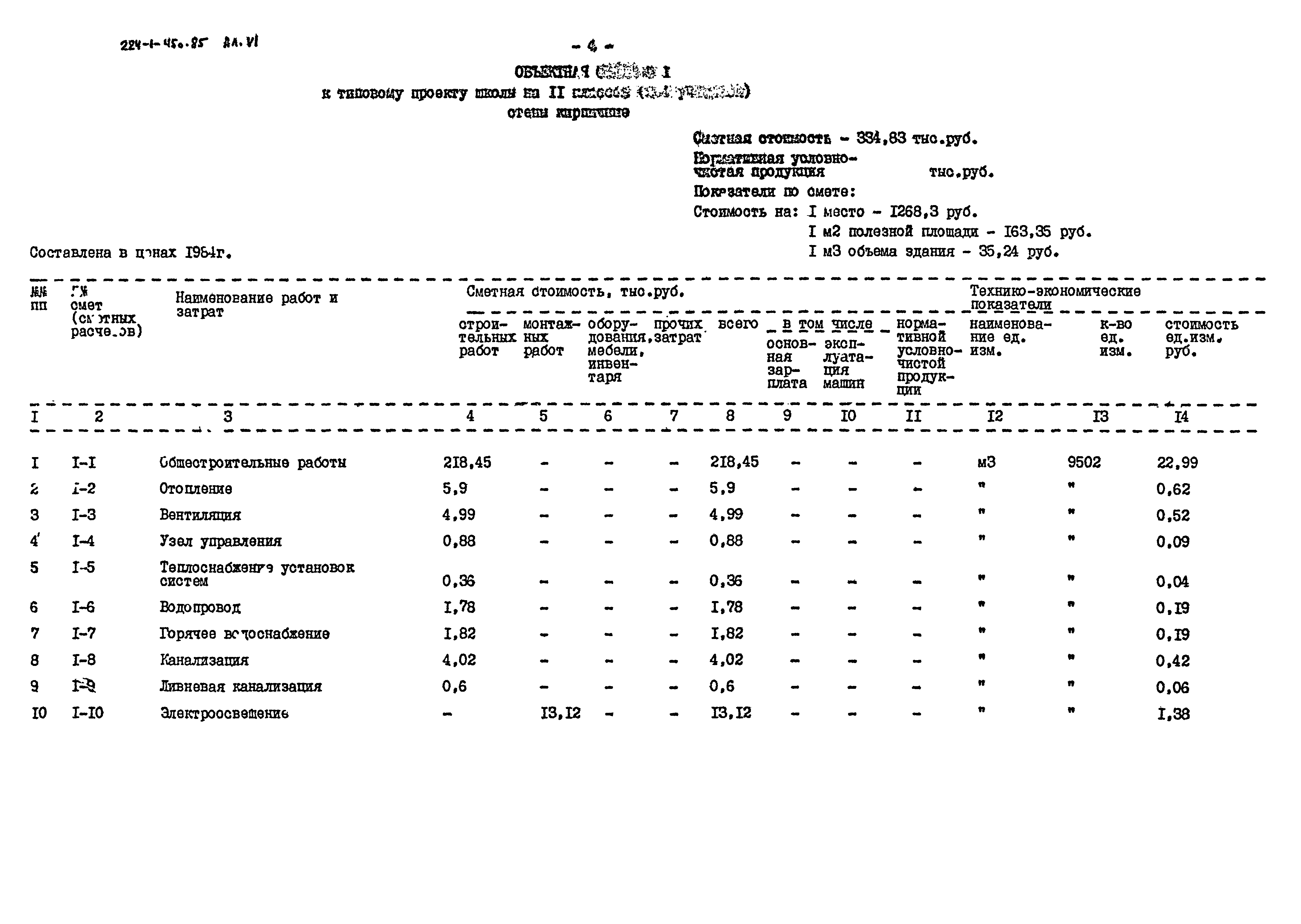 Типовой проект 224-1-458.85