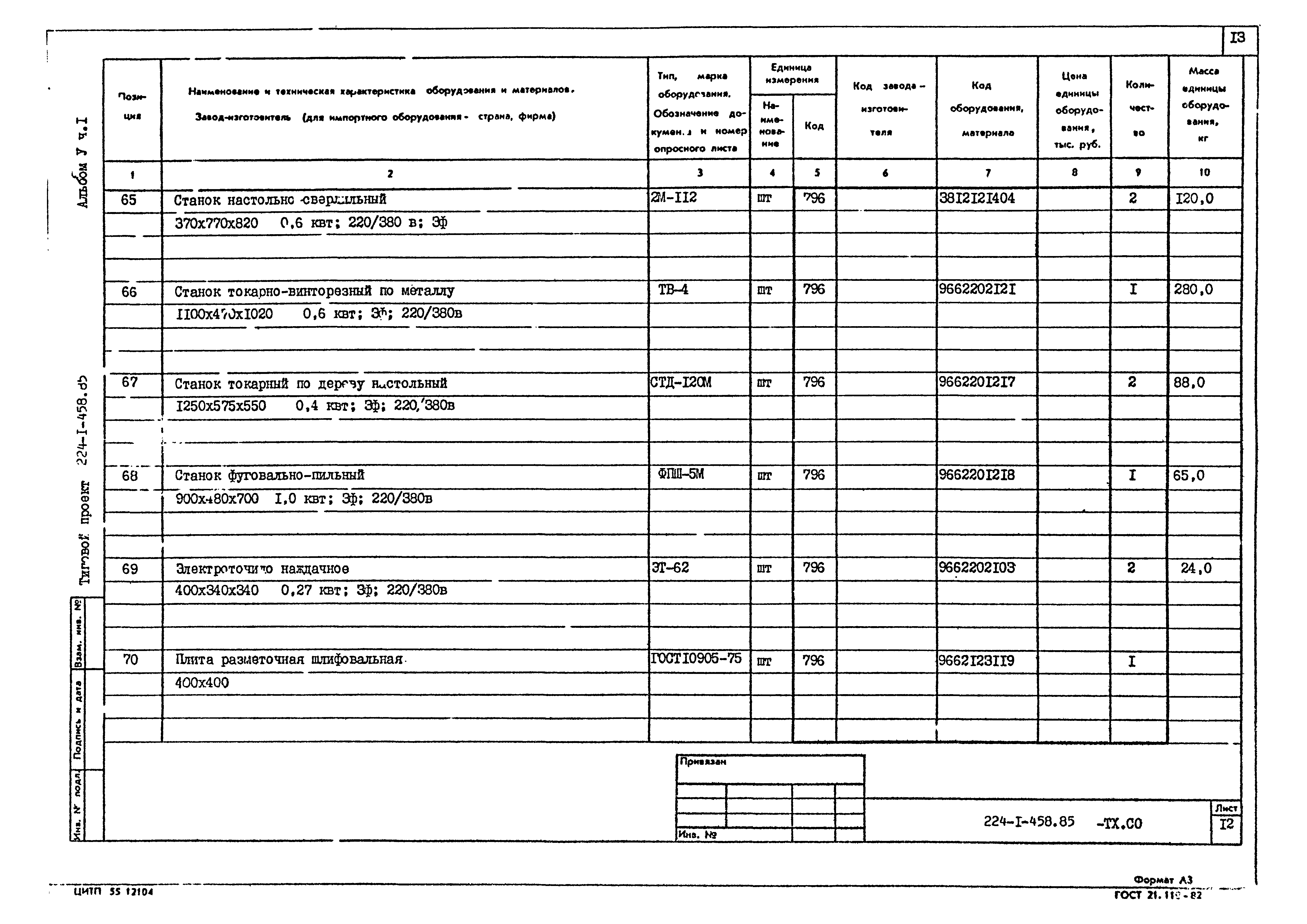 Типовой проект 224-1-458.85