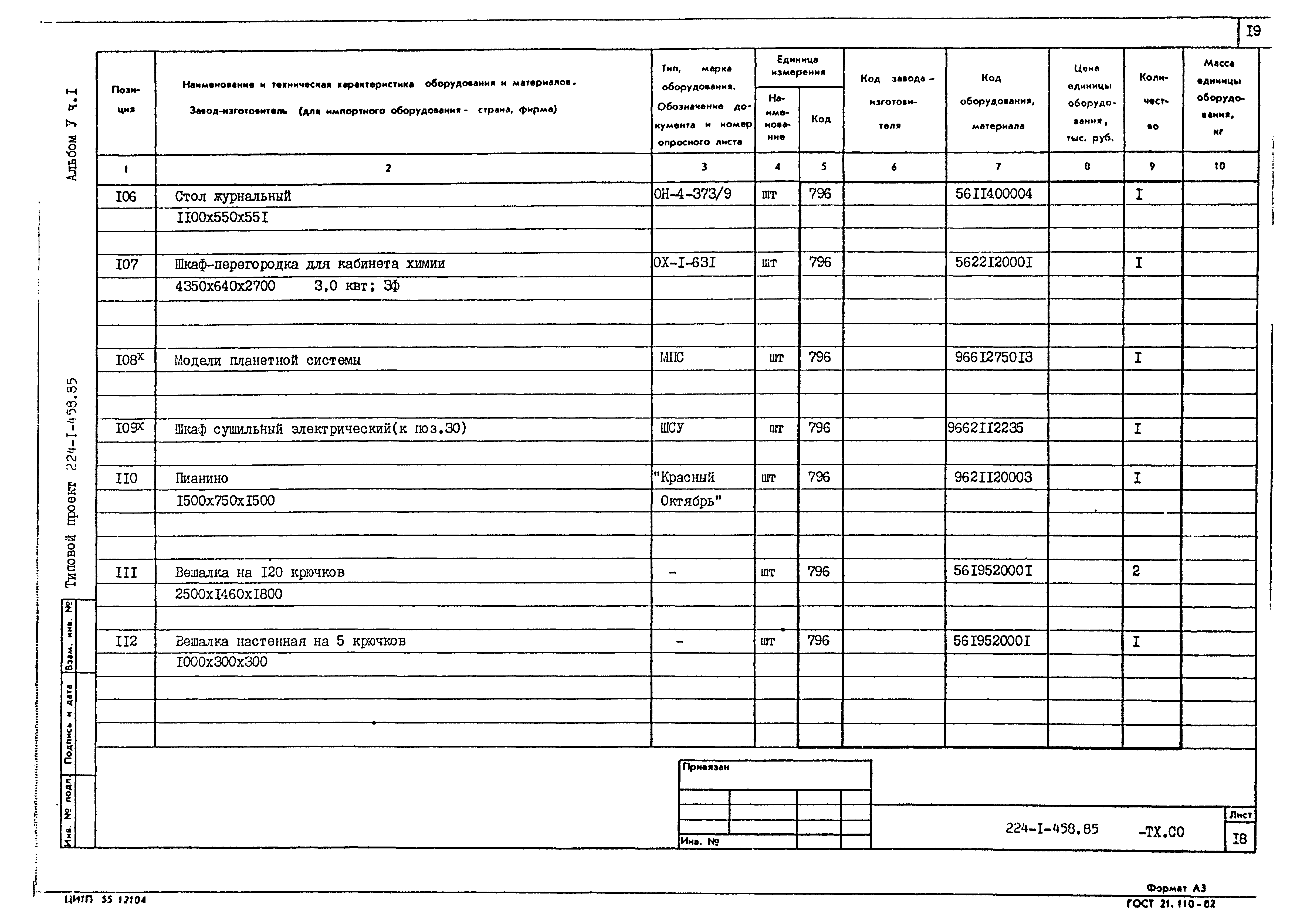 Типовой проект 224-1-458.85