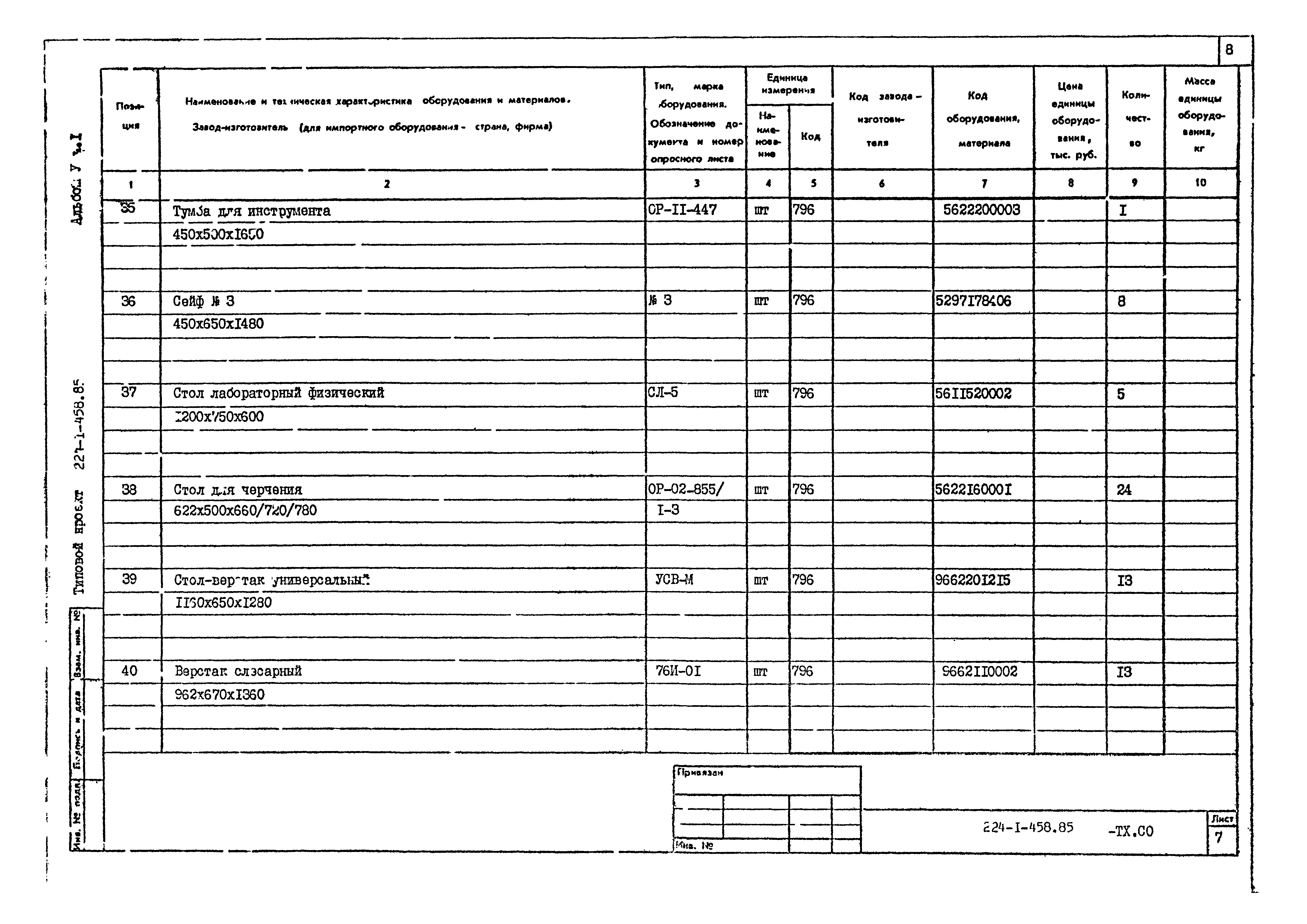 Типовой проект 224-1-458.85