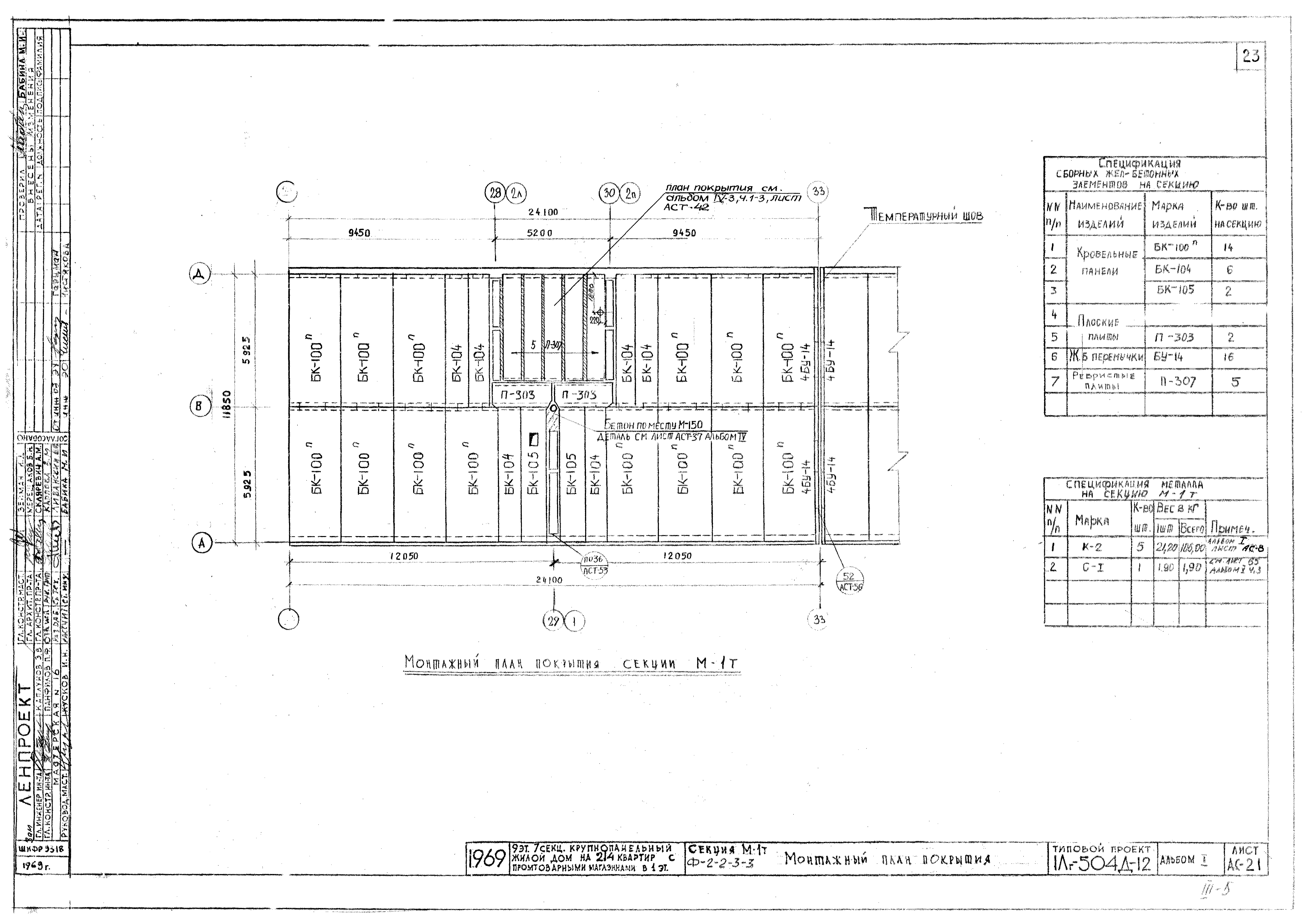 Типовой проект 1Лг-504Д-12