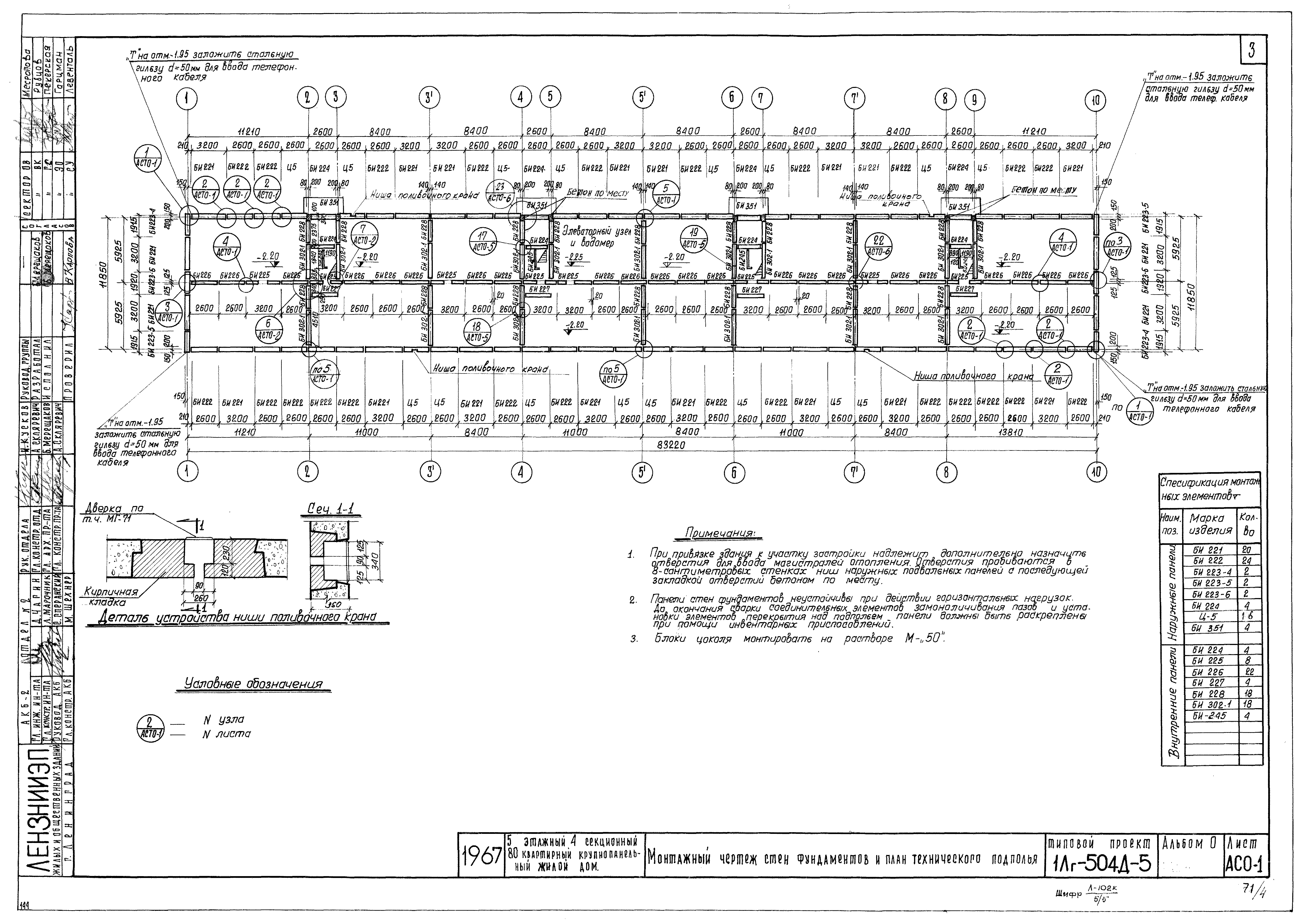 Типовой проект 1Лг-504Д-5