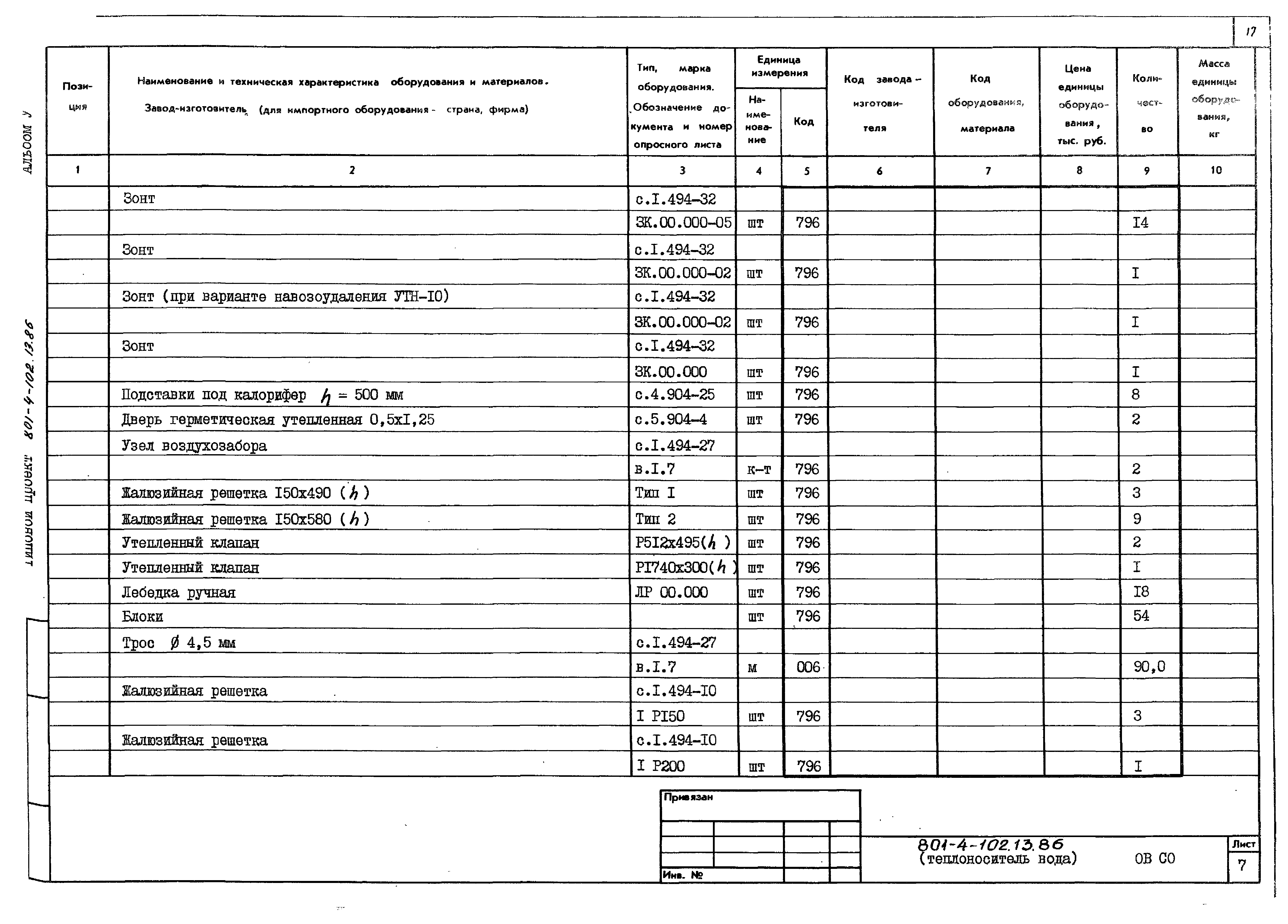 Типовой проект 801-4-102.13.86