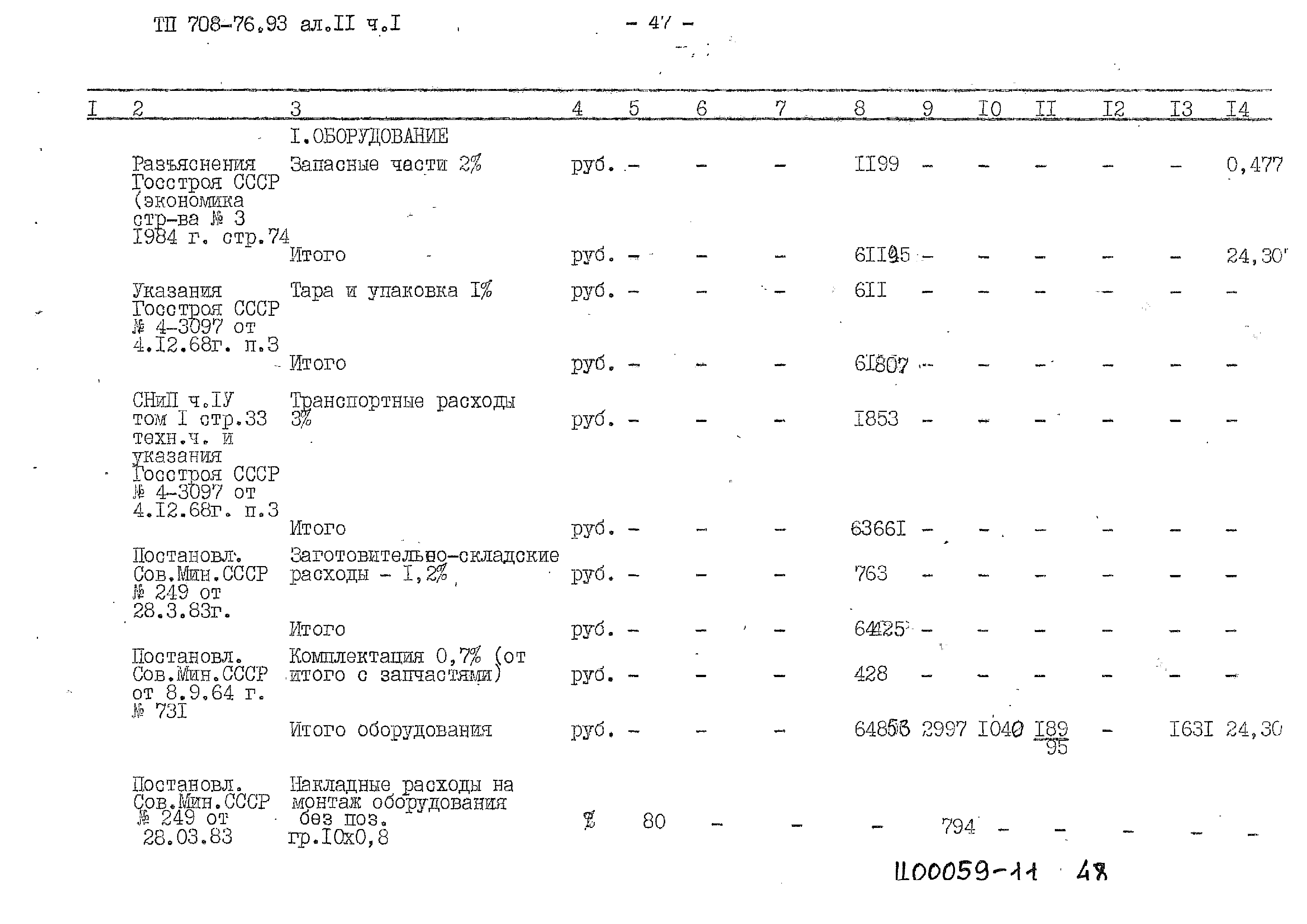 Типовой проект 708-76.93