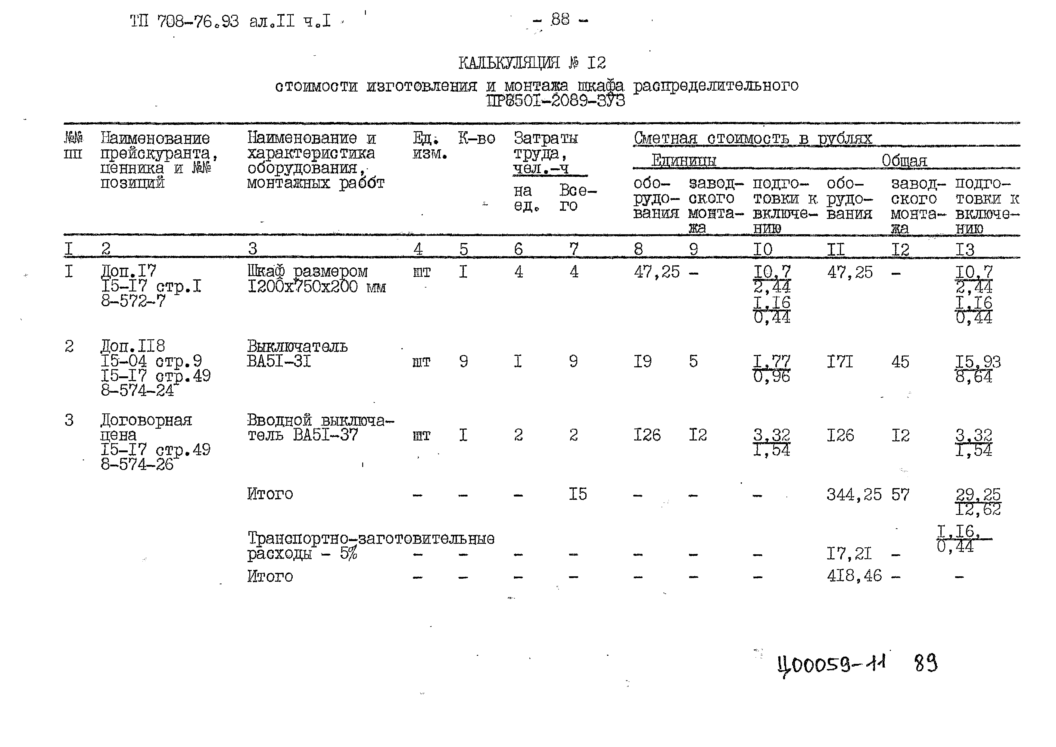 Типовой проект 708-76.93