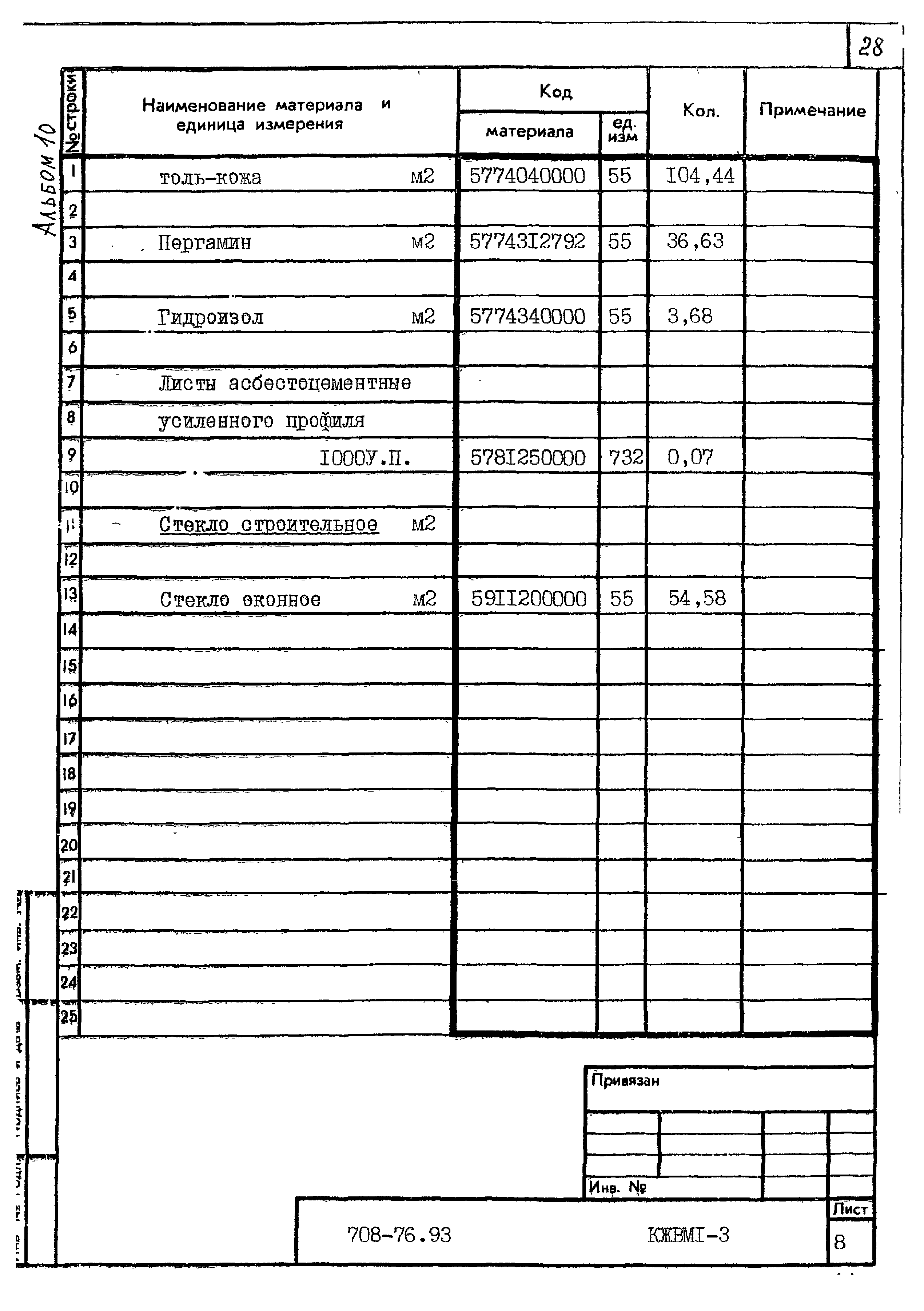 Типовой проект 708-76.93