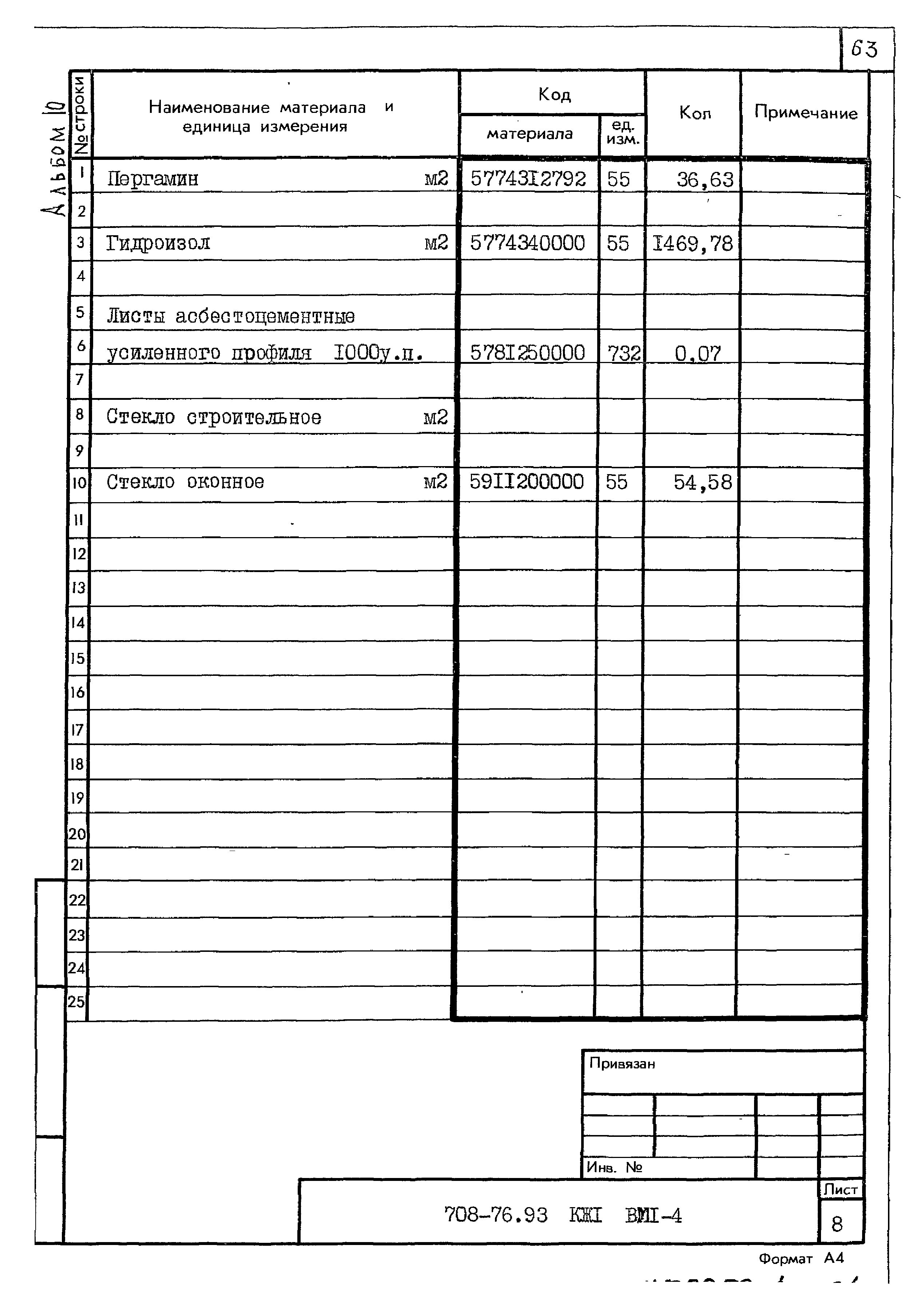 Типовой проект 708-76.93