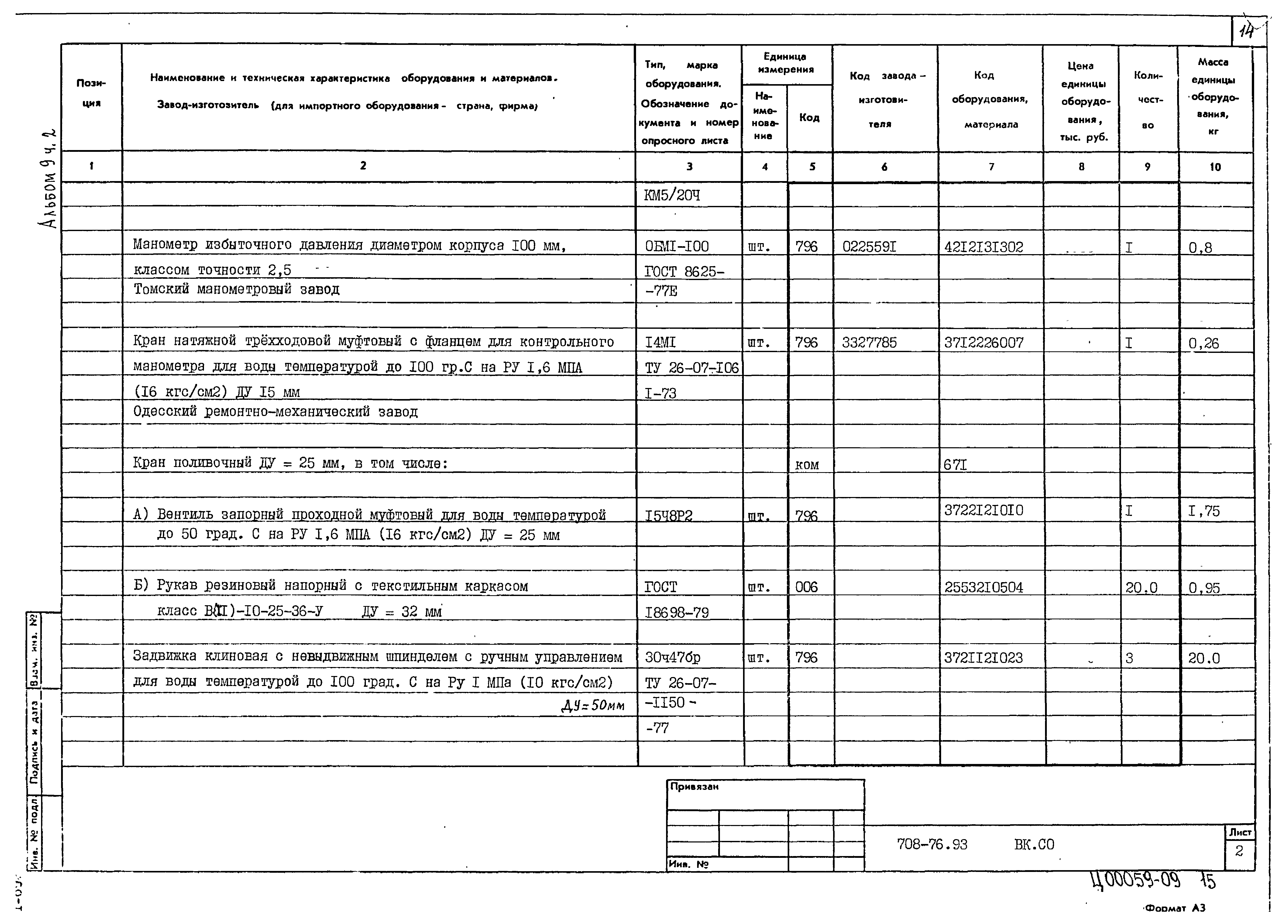 Типовой проект 708-76.93