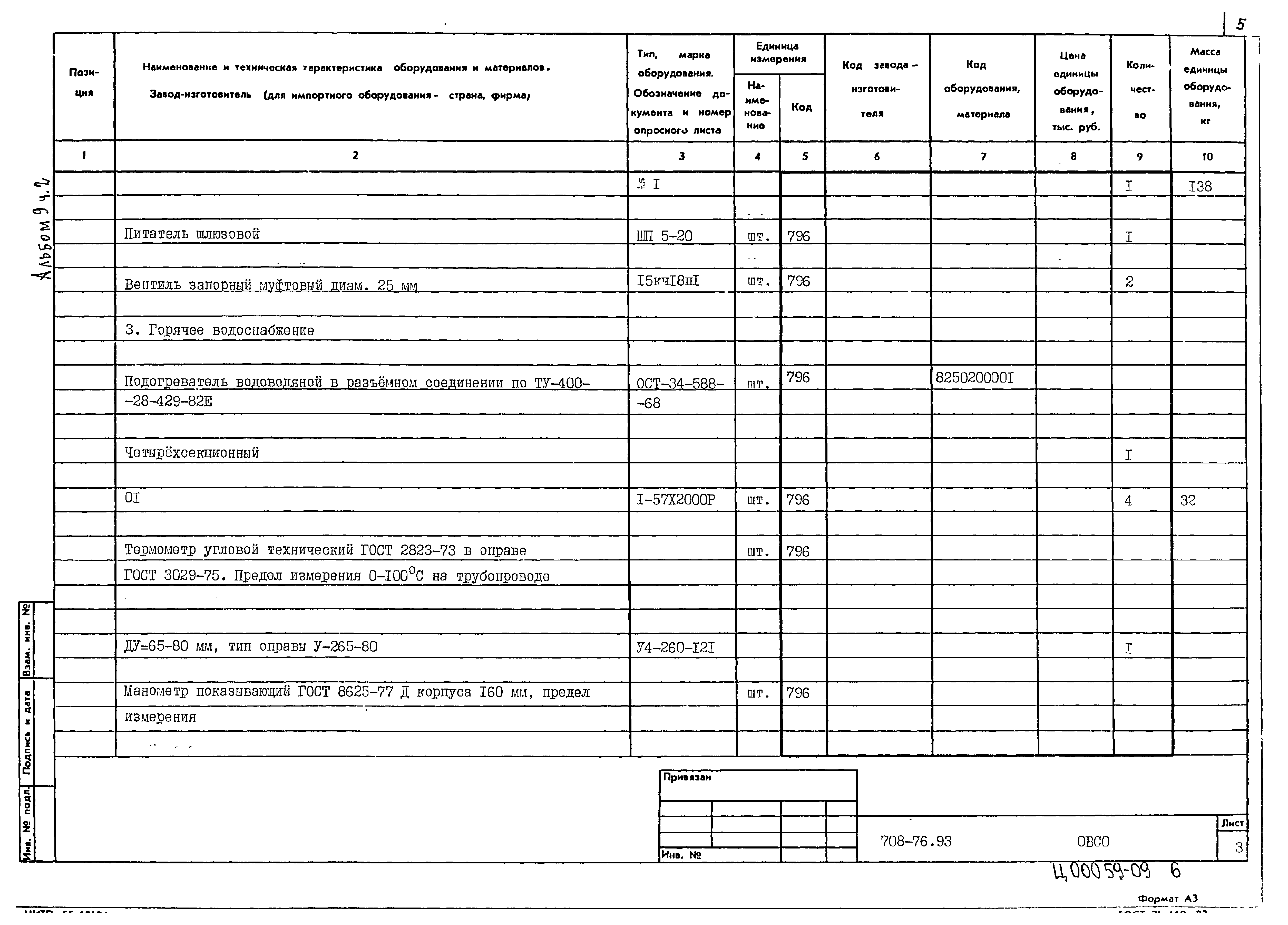 Типовой проект 708-76.93