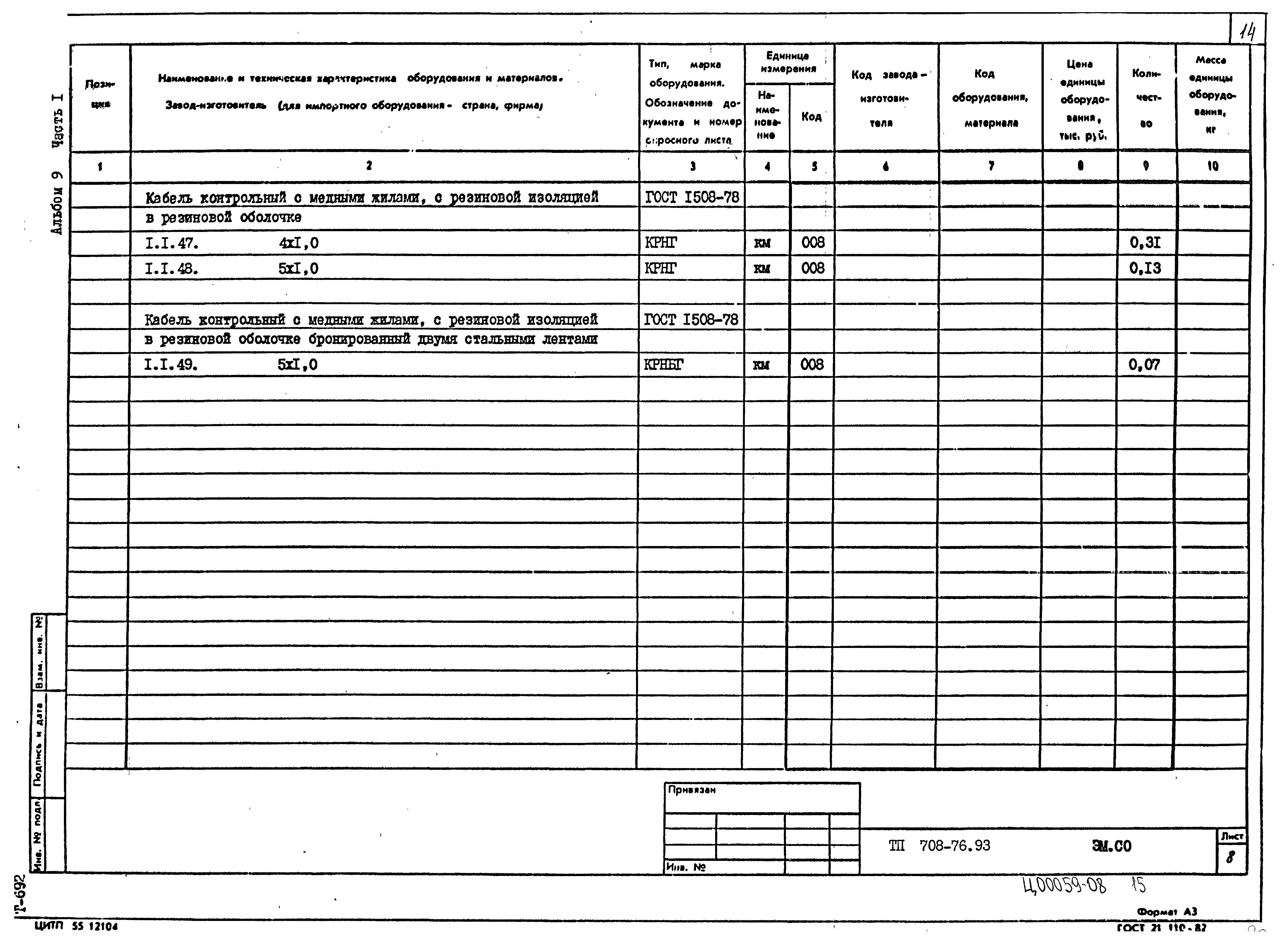 Типовой проект 708-76.93