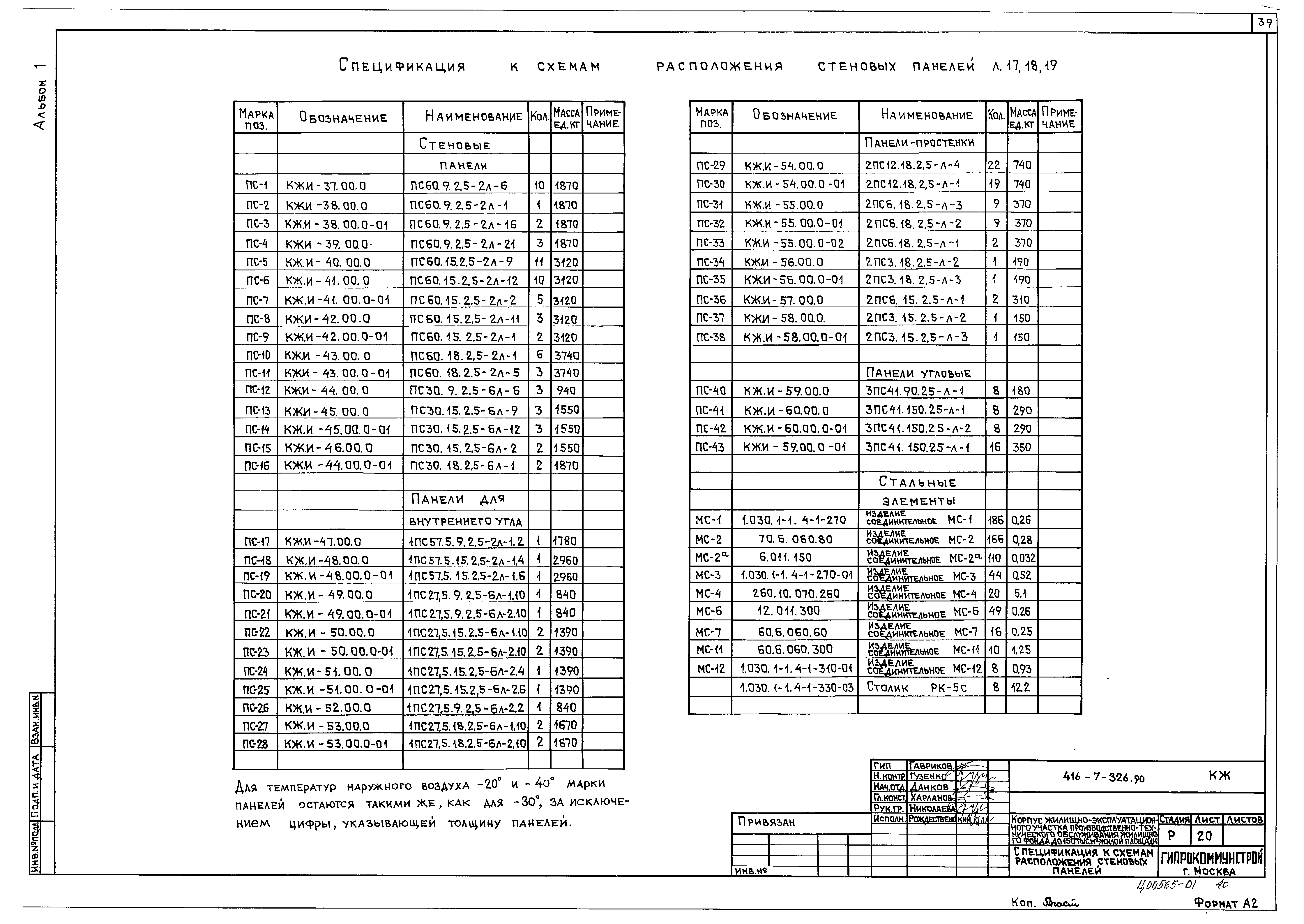 Типовой проект 416-7-326.90