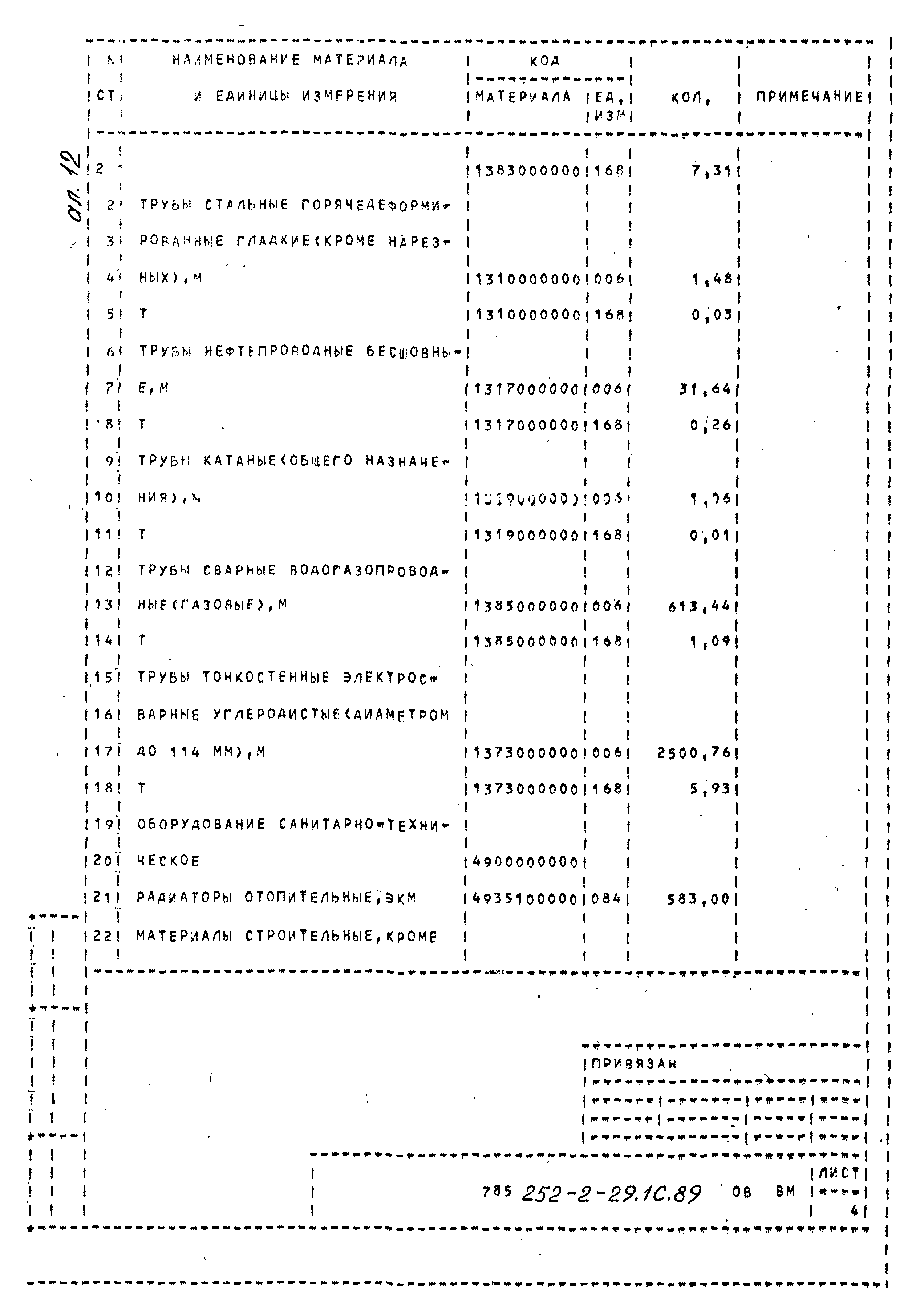 Типовой проект 252-2-29.1с.89