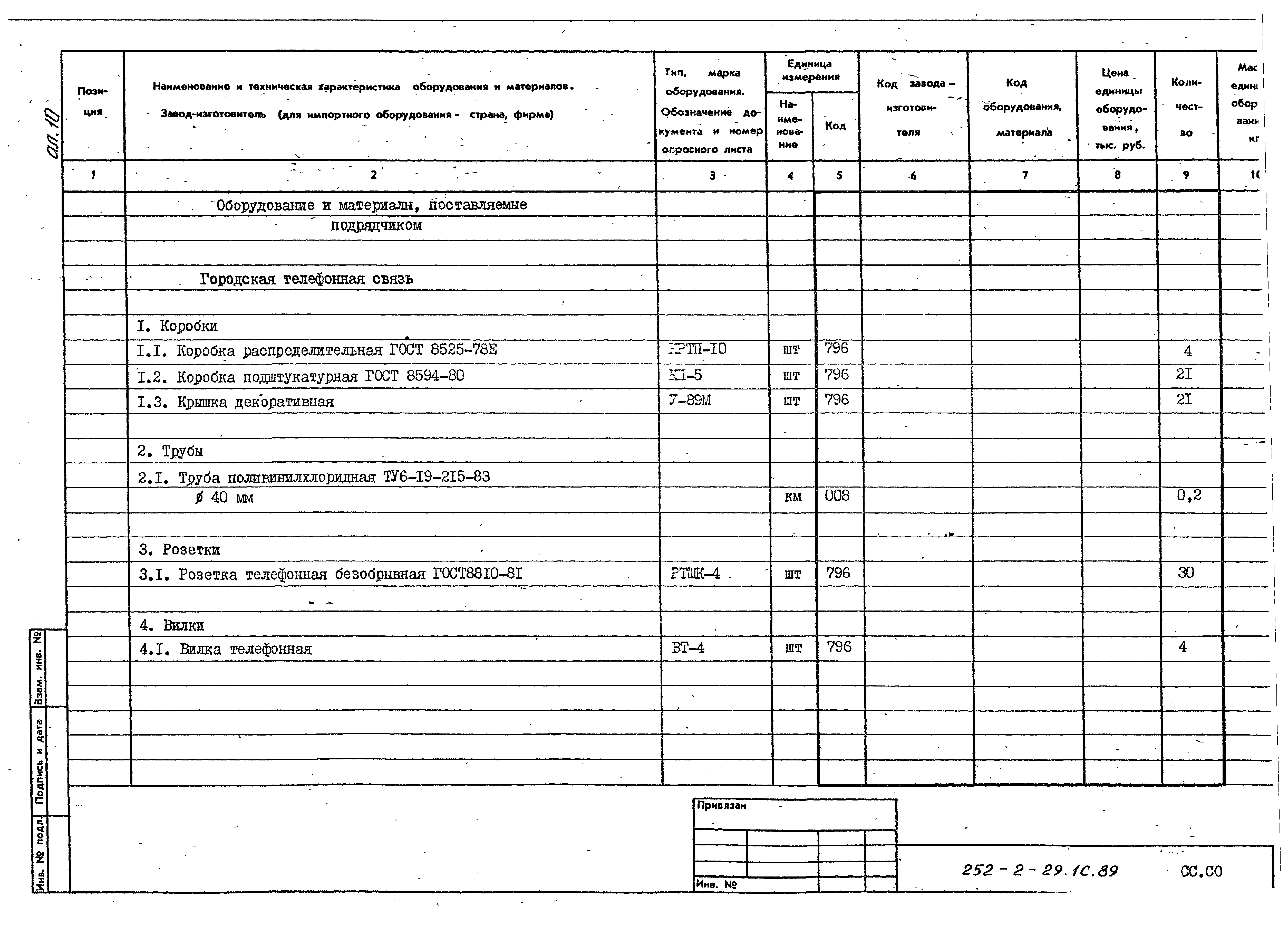 Типовой проект 252-2-29.1с.89