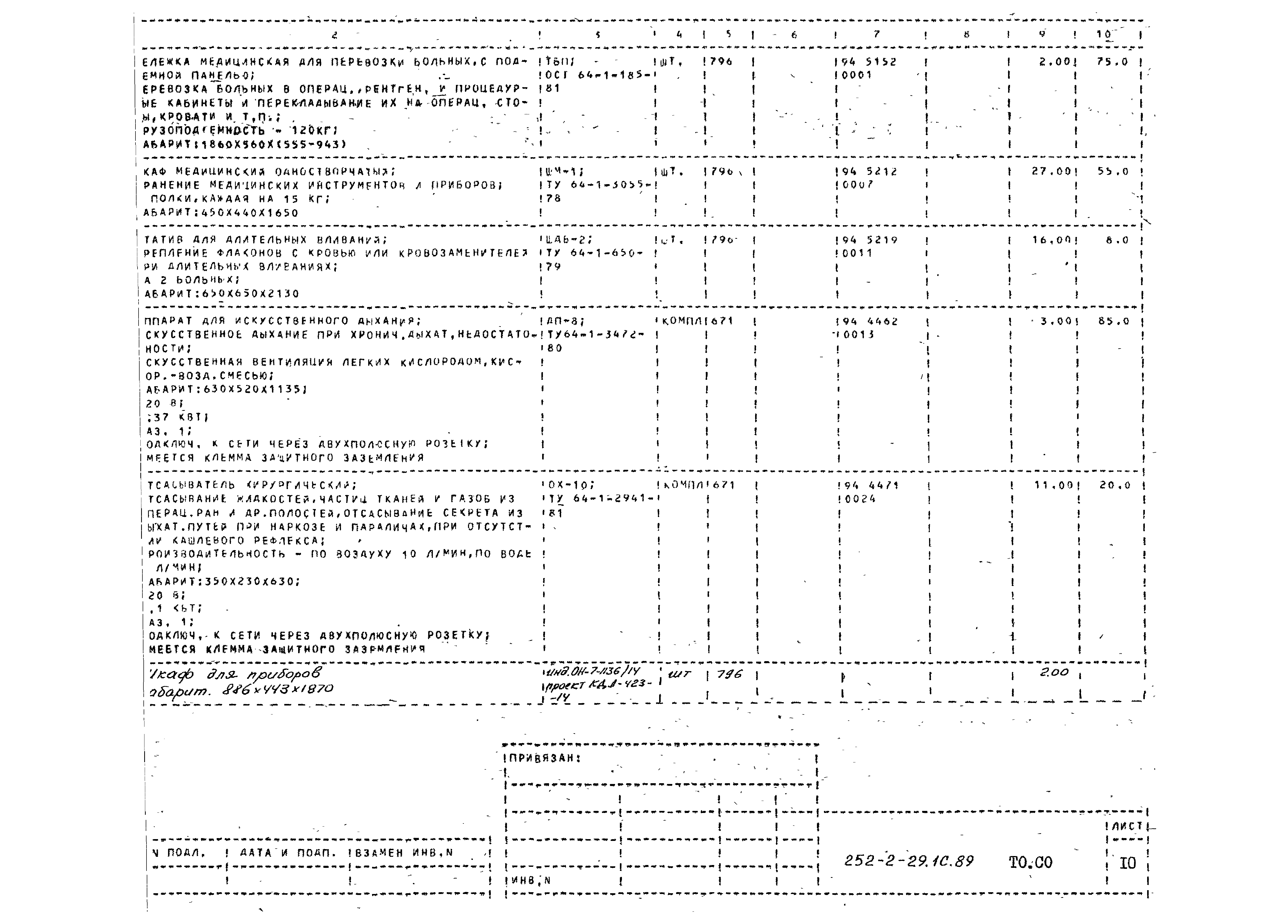 Типовой проект 252-2-29.1с.89