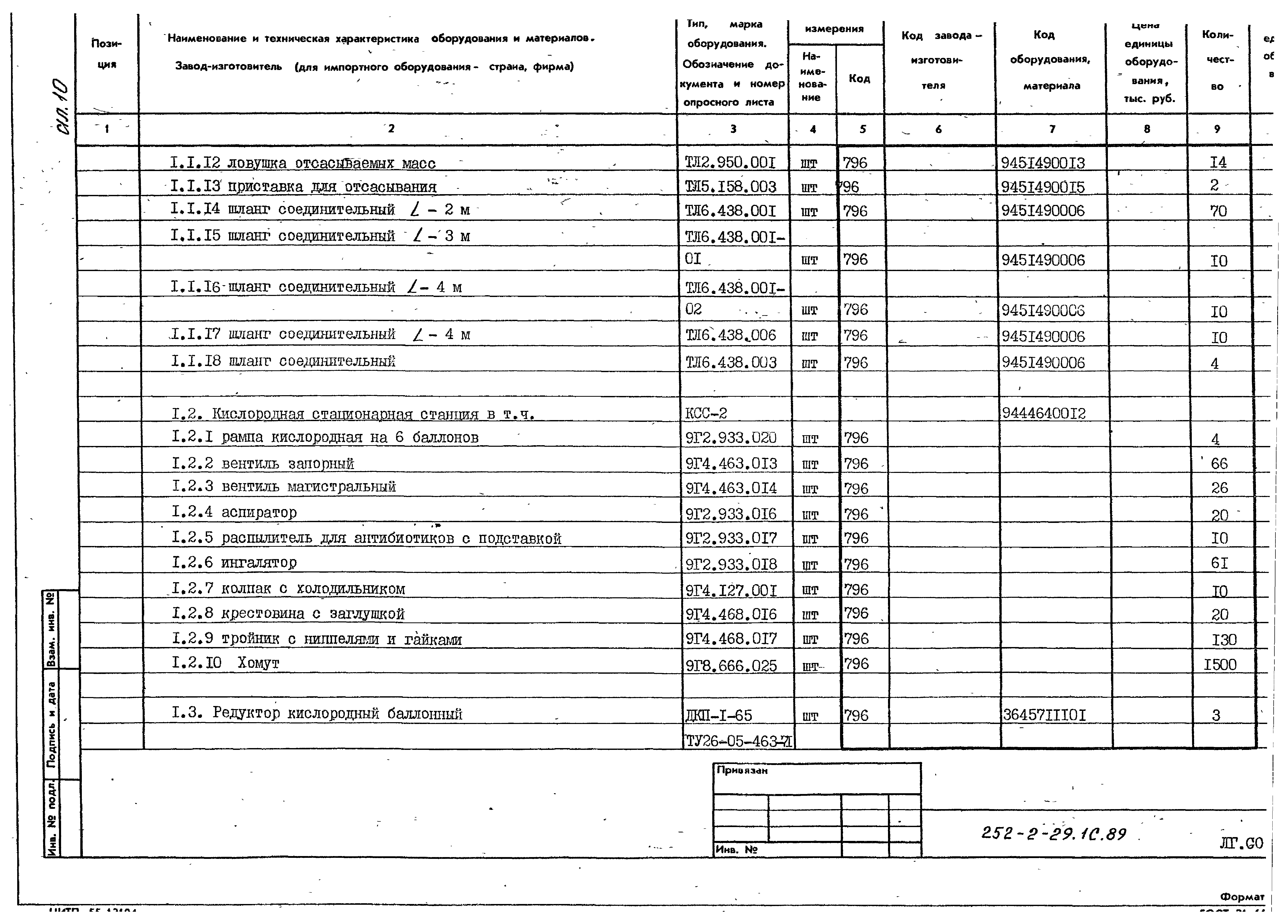 Типовой проект 252-2-29.1с.89