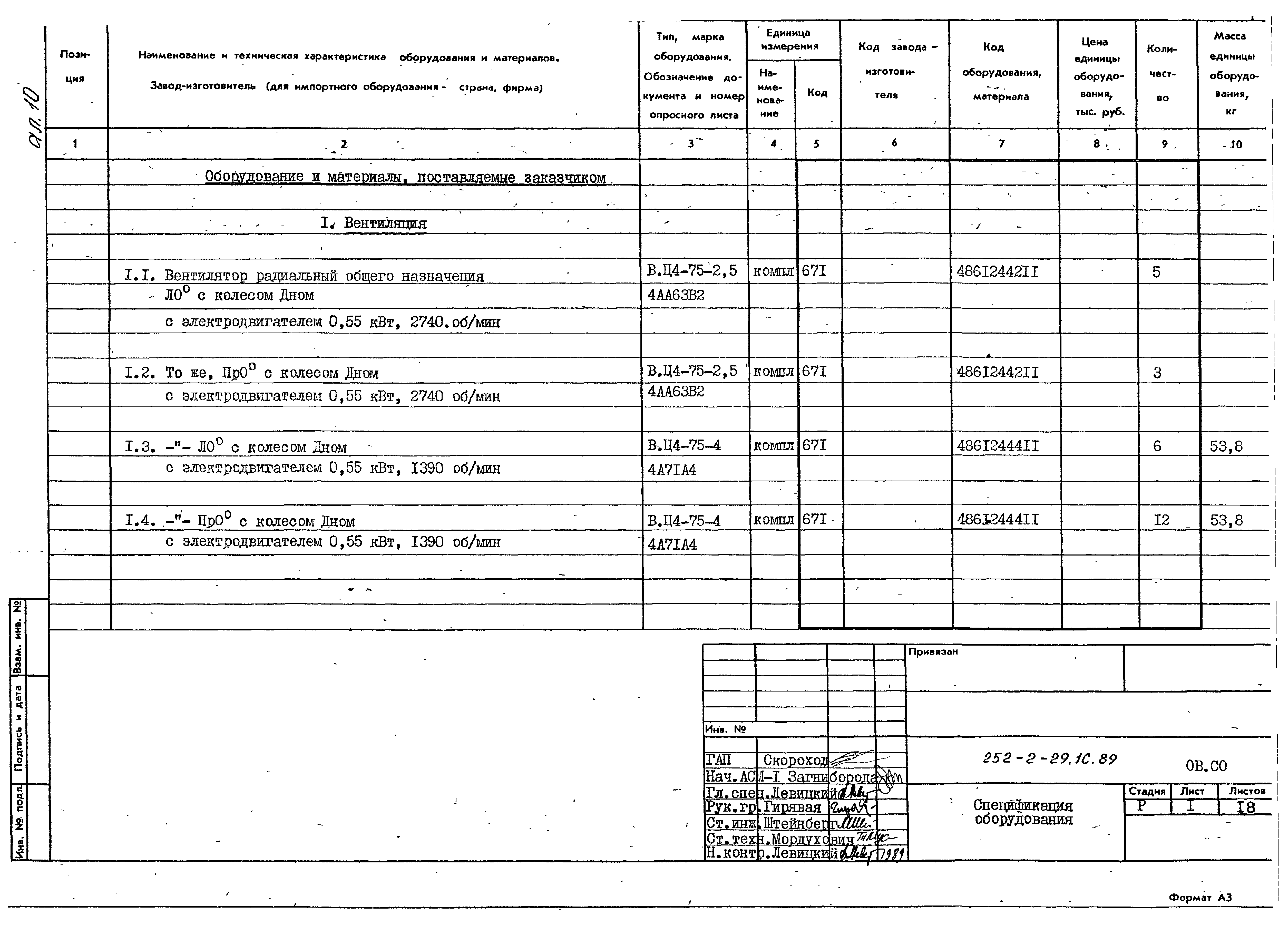 Типовой проект 252-2-29.1с.89