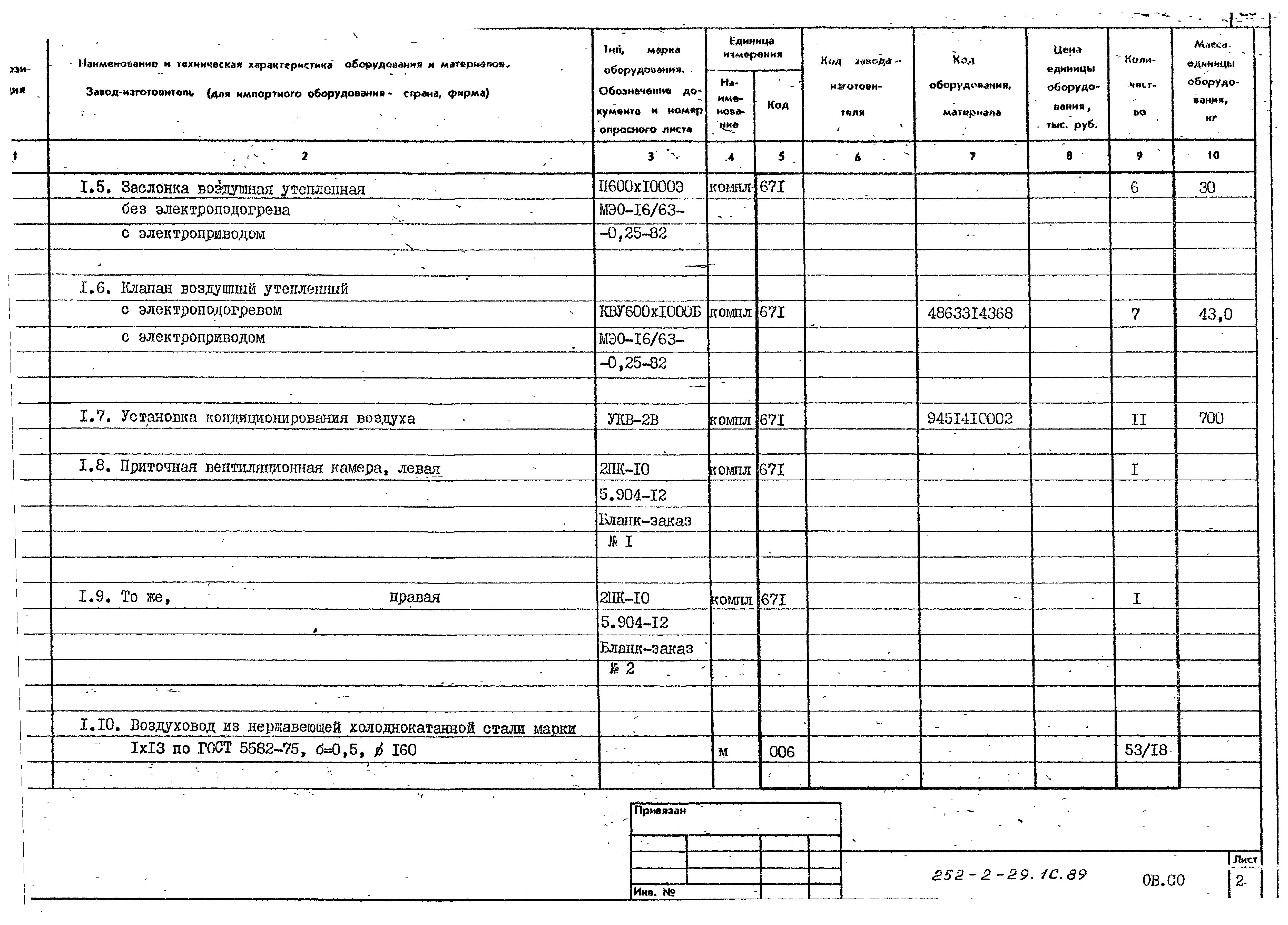 Типовой проект 252-2-29.1с.89