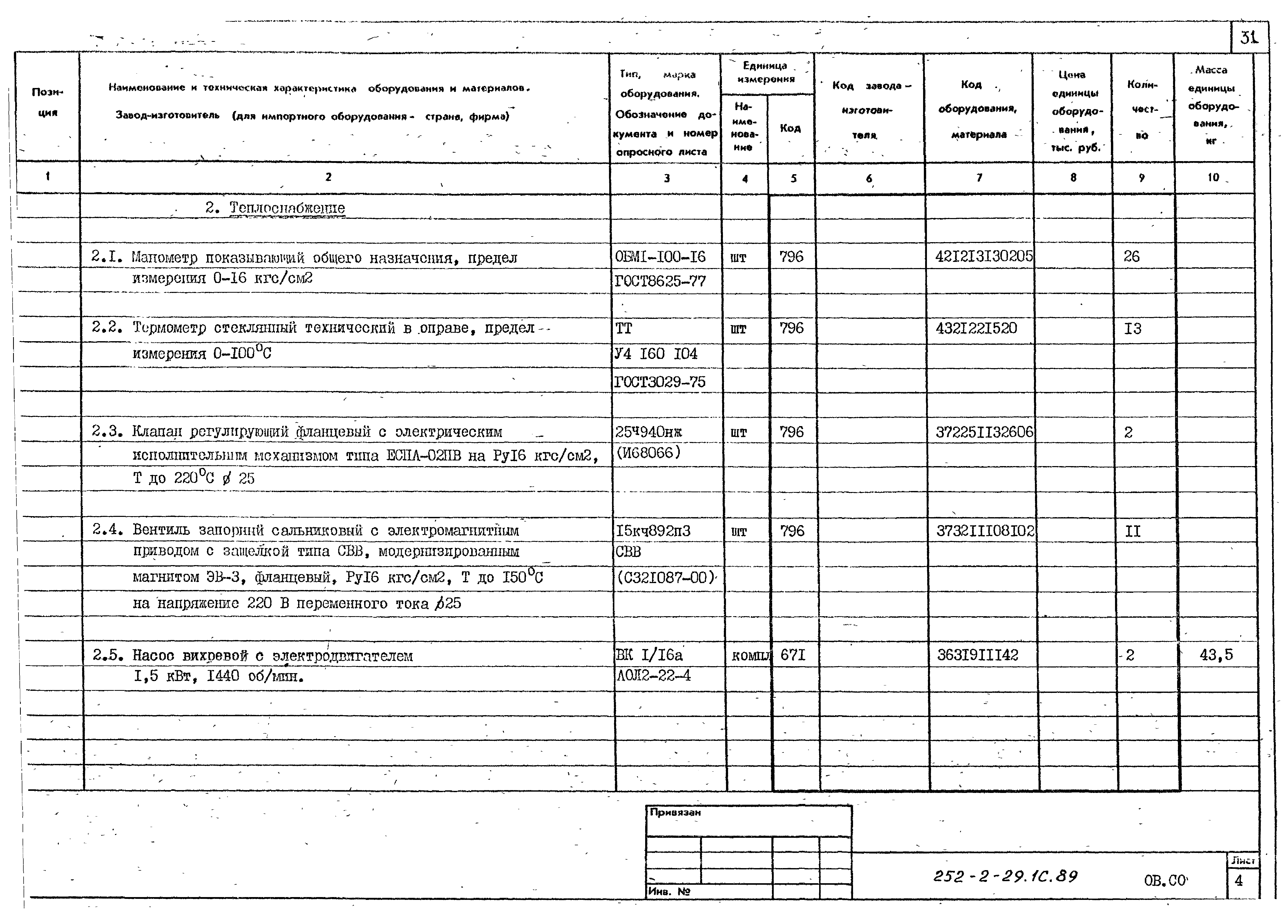 Типовой проект 252-2-29.1с.89