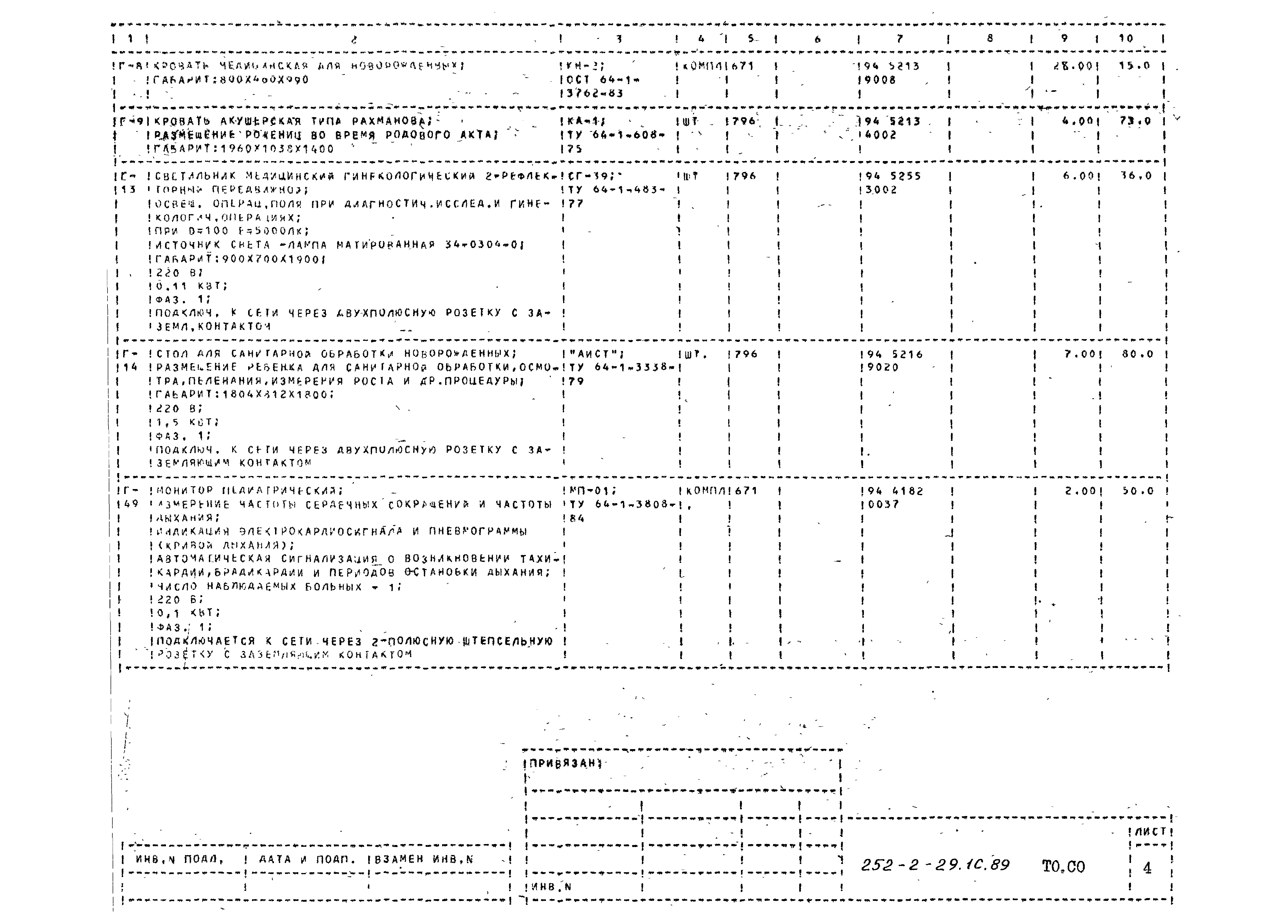 Типовой проект 252-2-29.1с.89