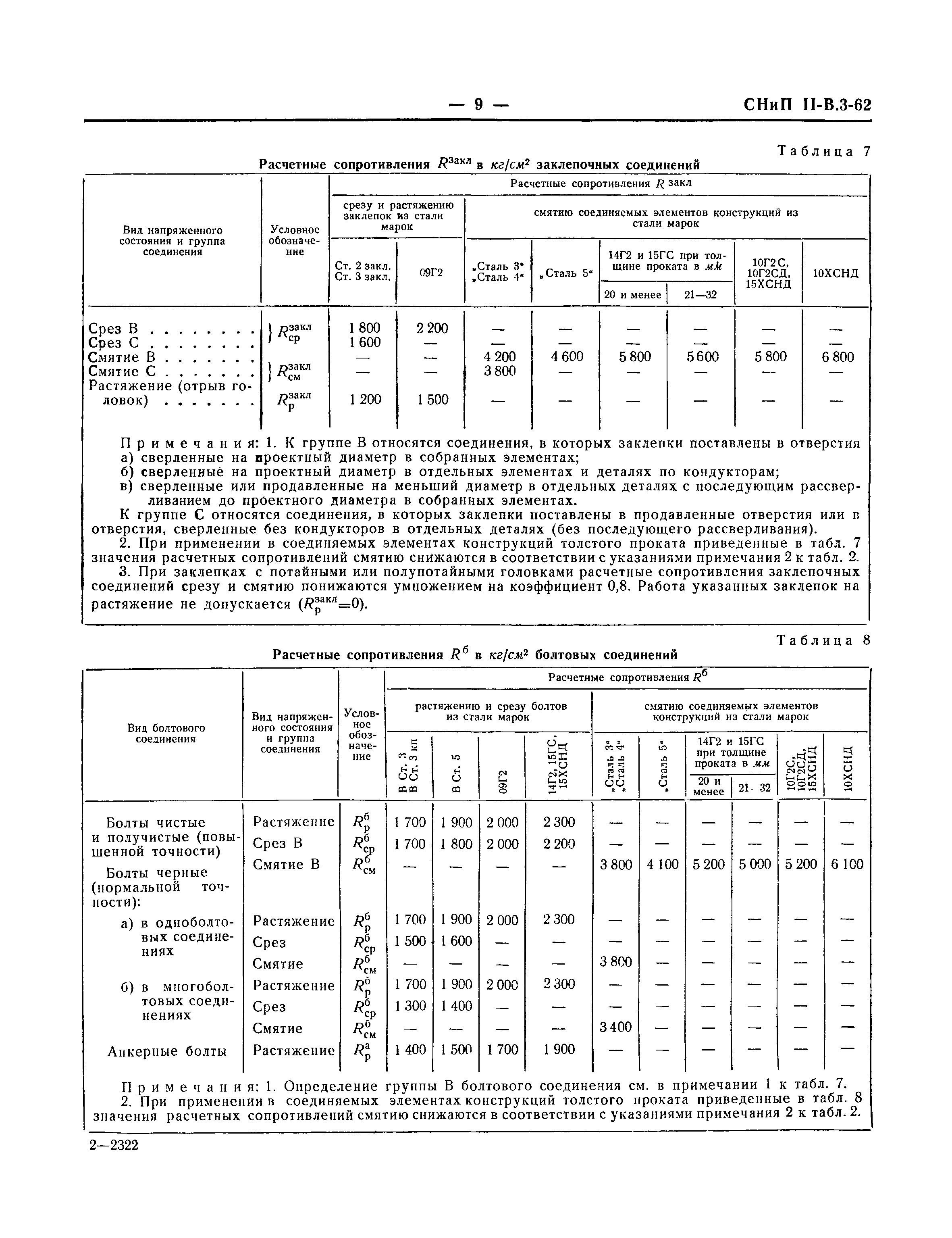 СНиП II-В.3-62