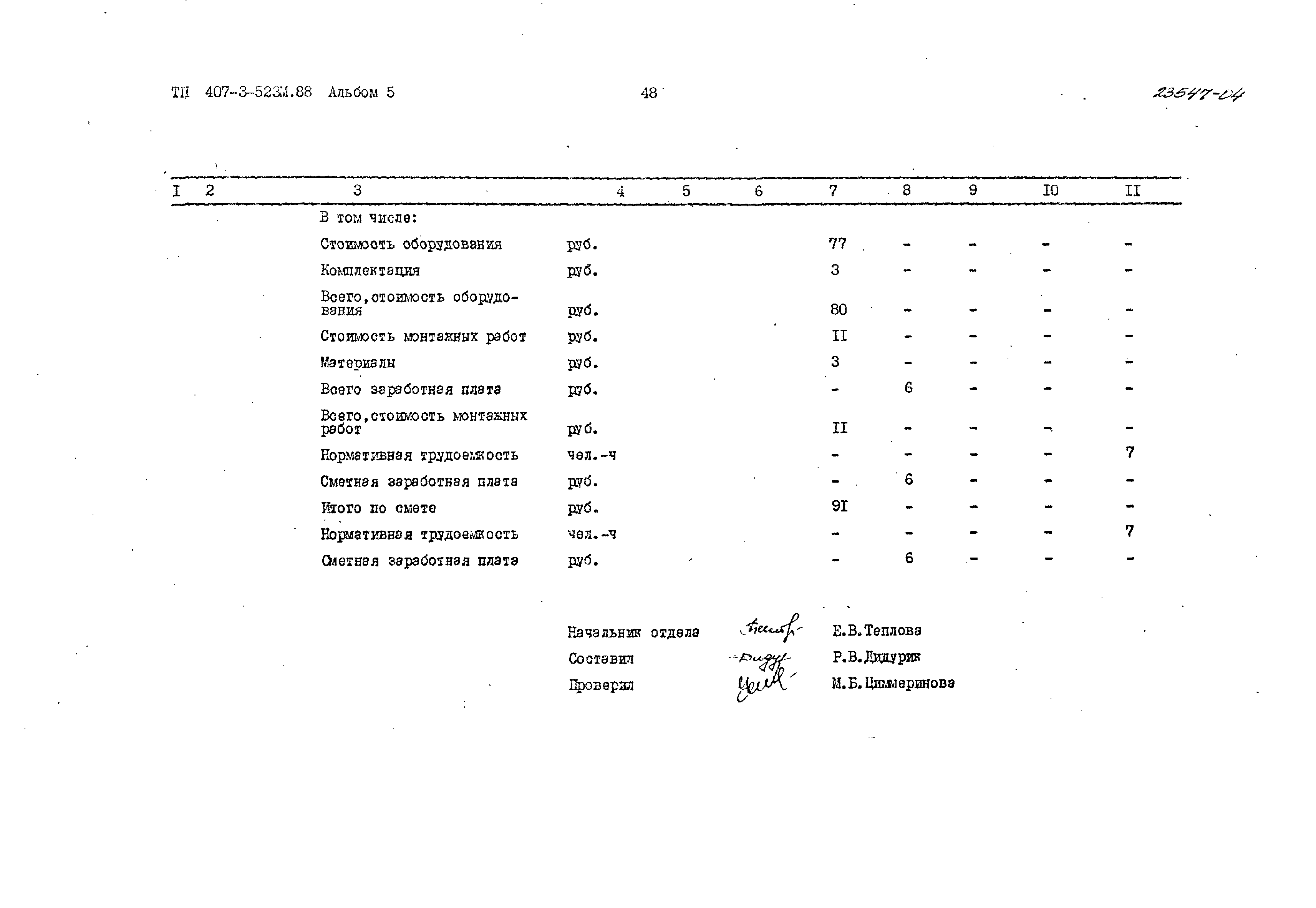 Типовой проект 407-3-523м.88