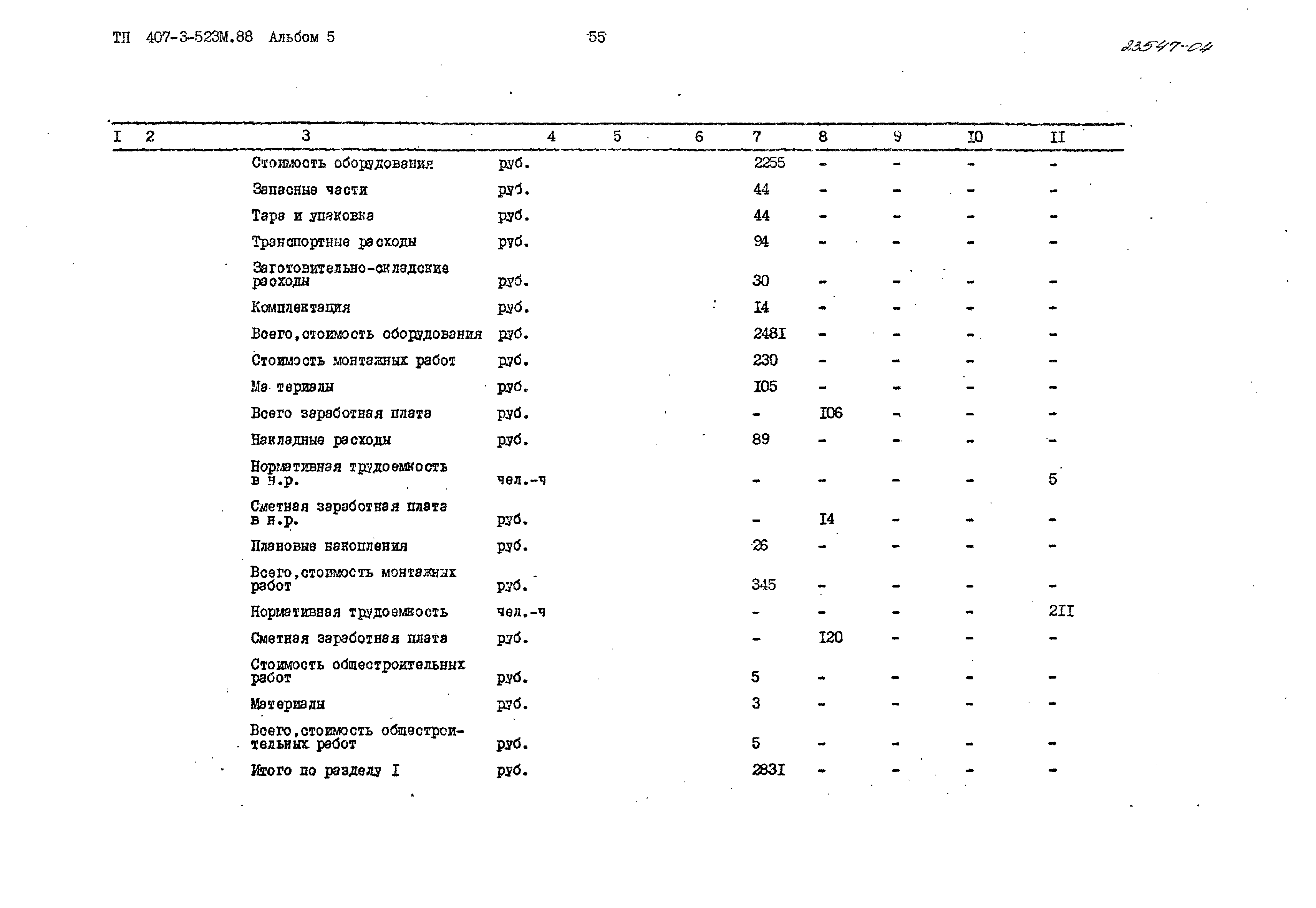 Типовой проект 407-3-523м.88