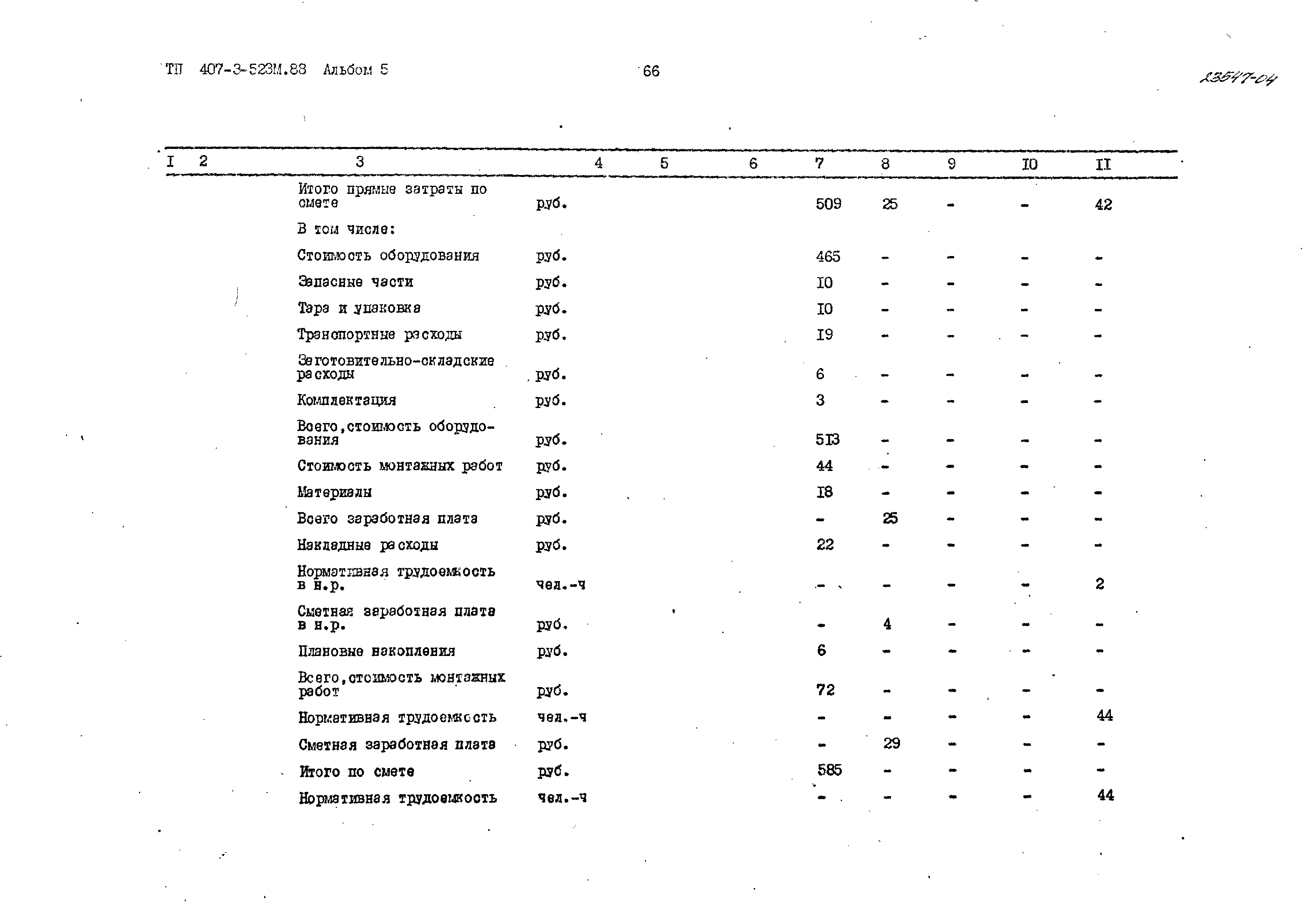 Типовой проект 407-3-523м.88