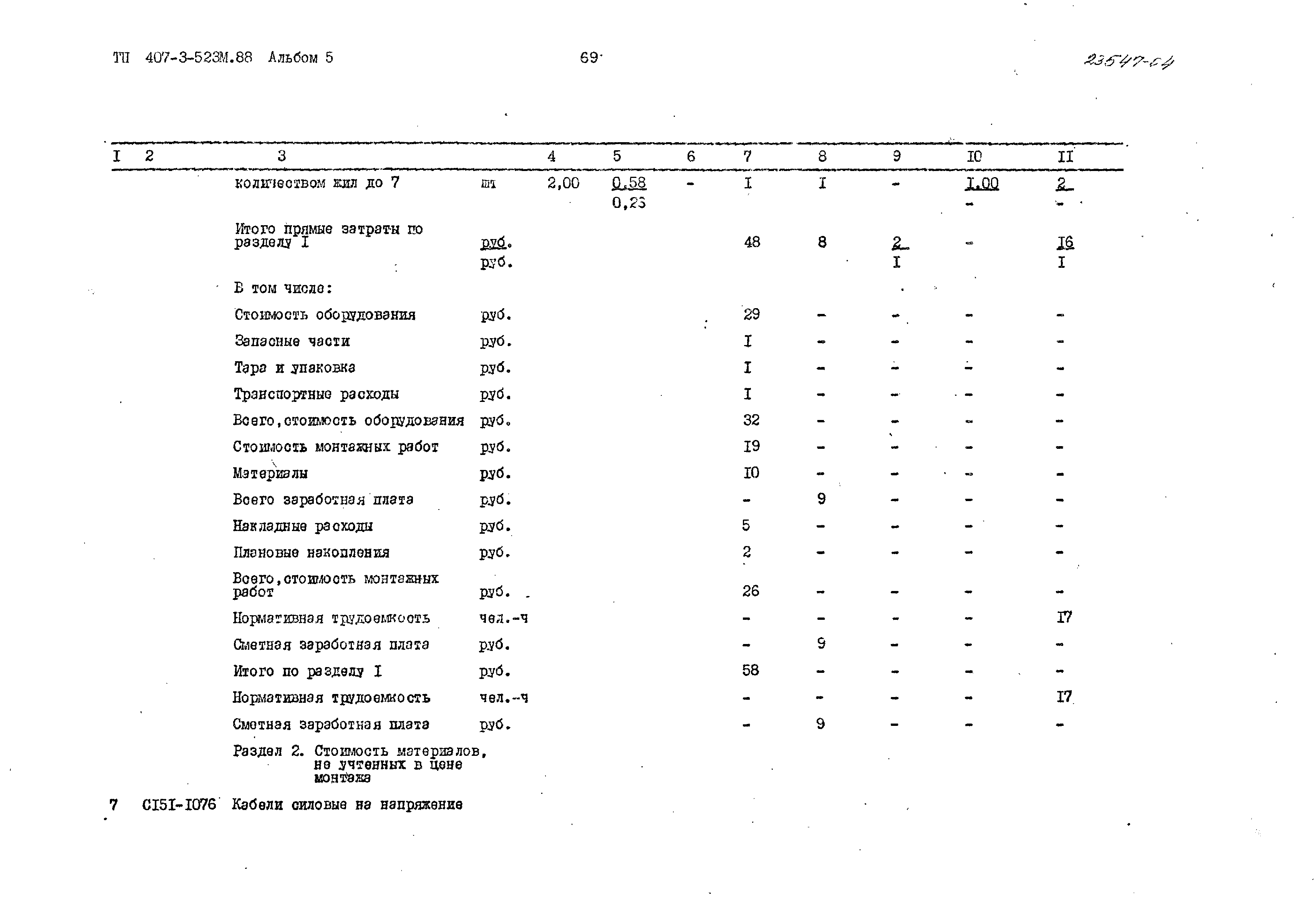 Типовой проект 407-3-523м.88