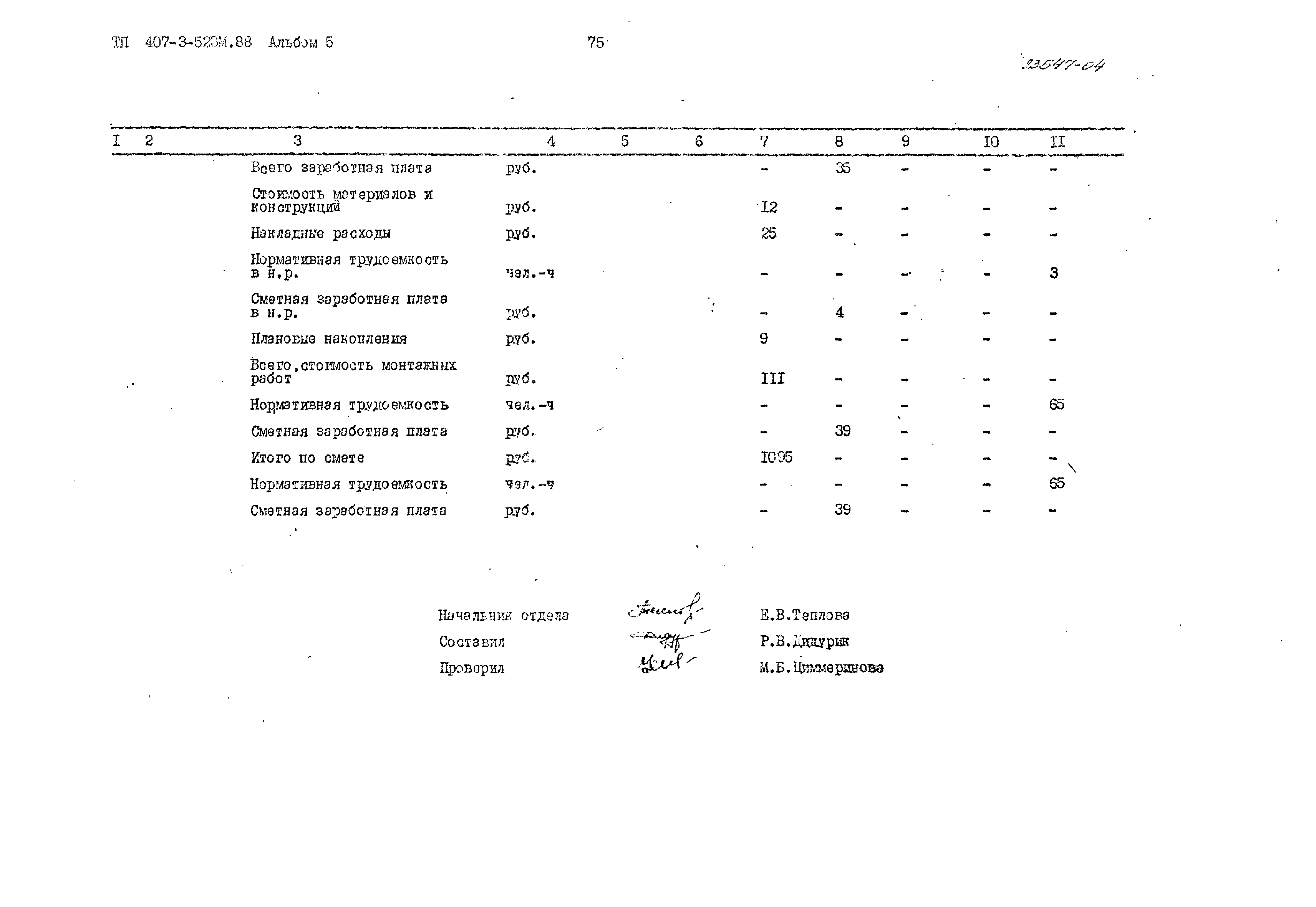 Типовой проект 407-3-523м.88