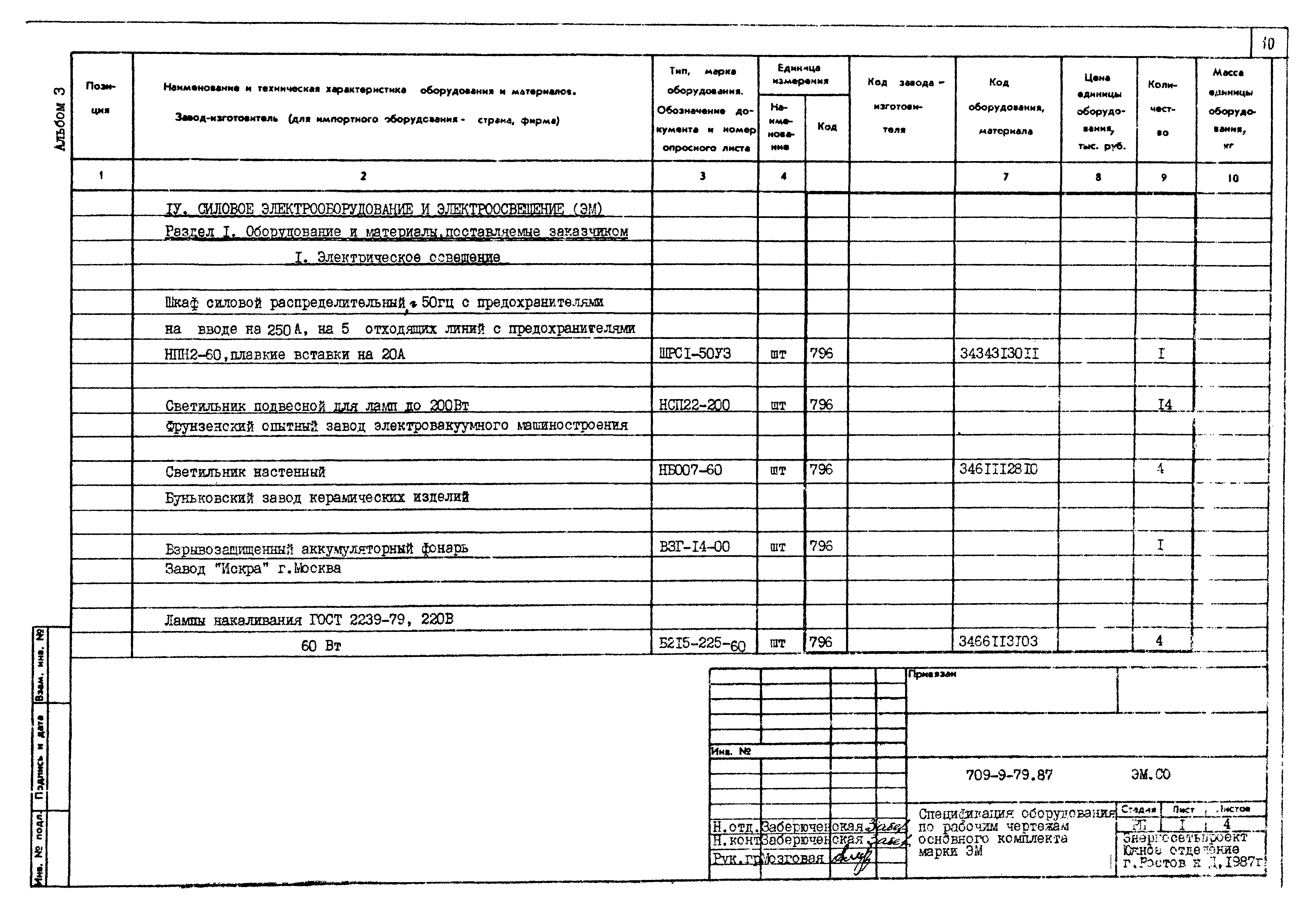 Типовой проект 709-9-79.87