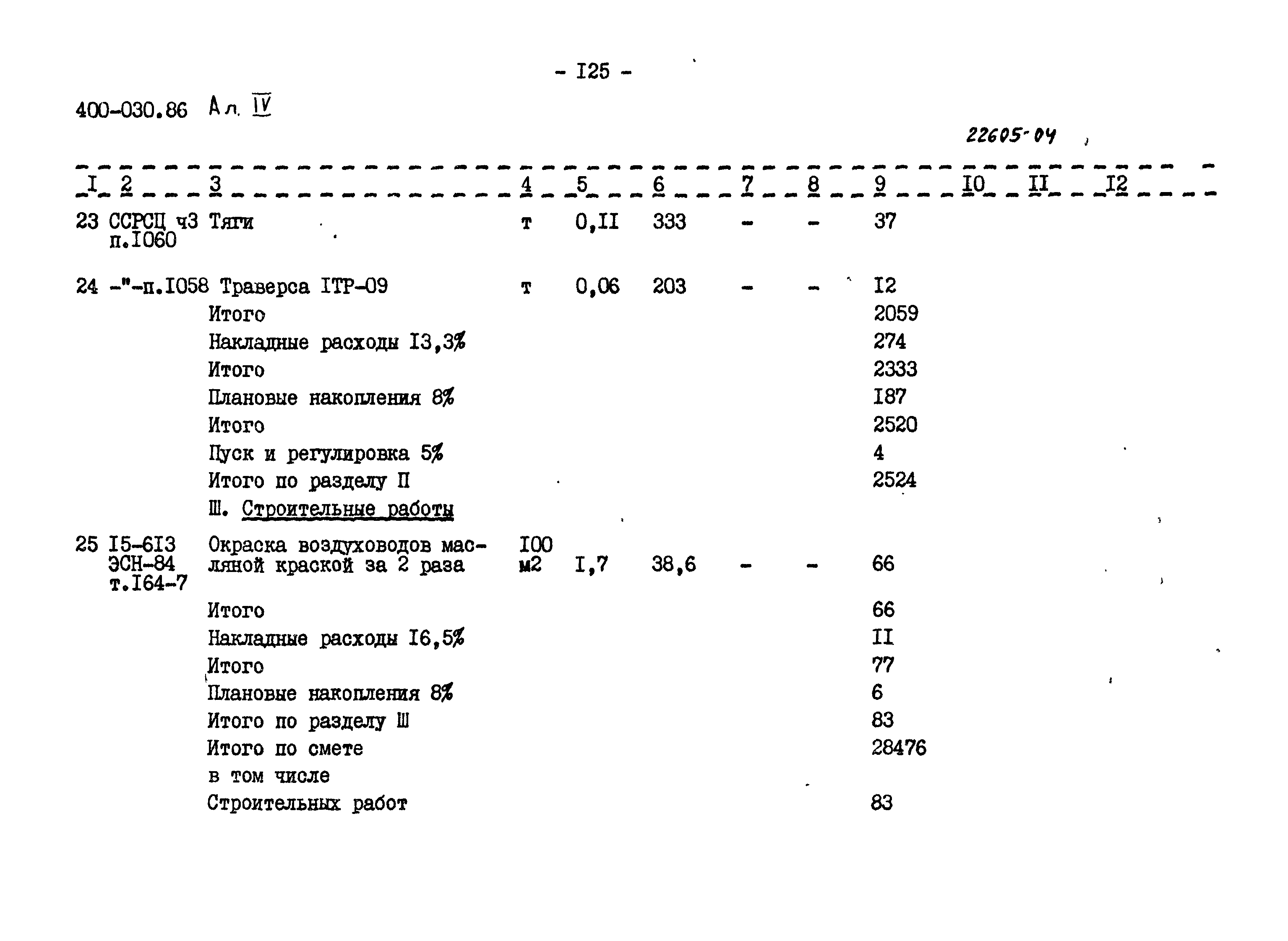 Типовые проектные решения 400-030.86