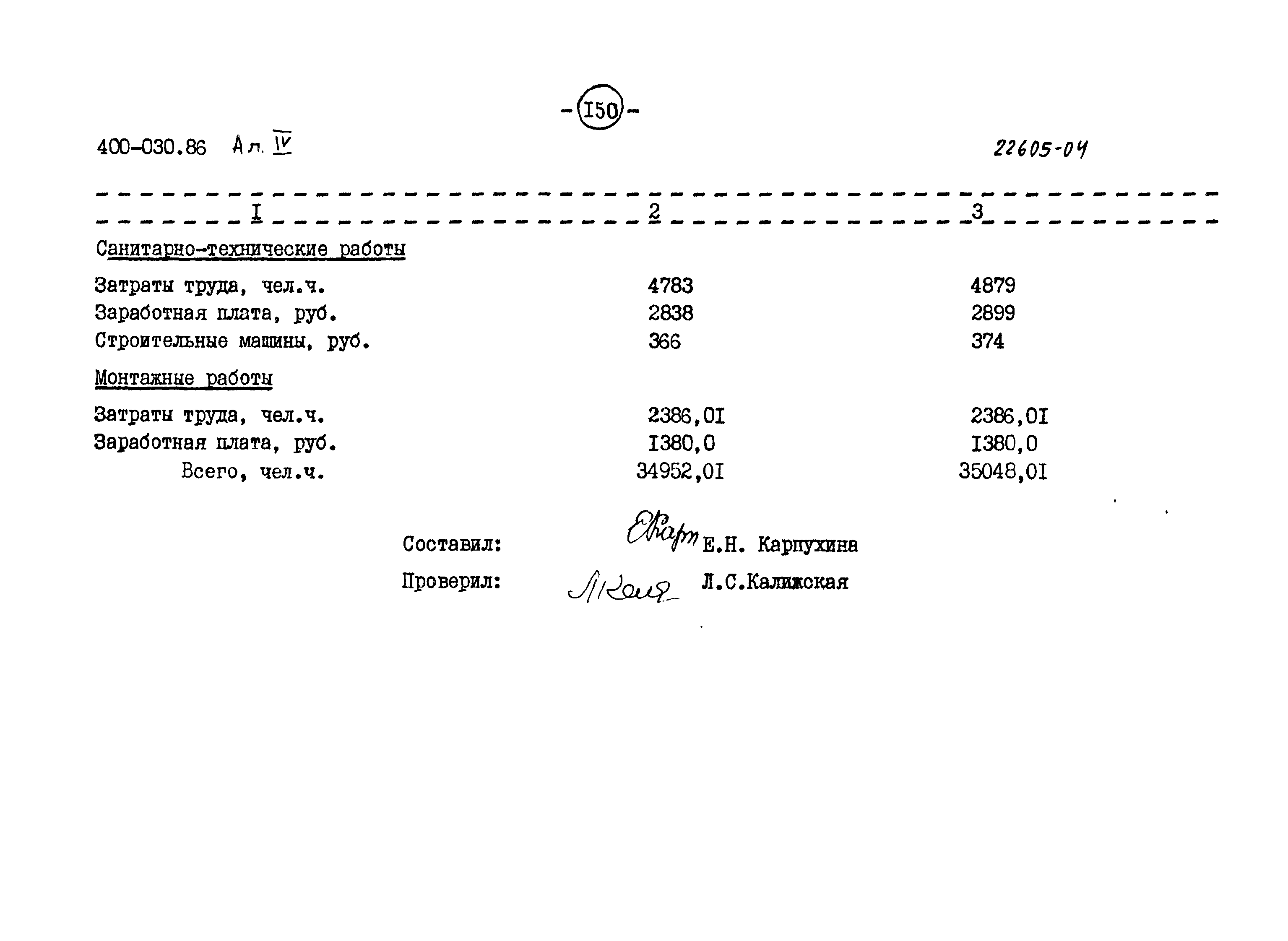 Типовые проектные решения 400-030.86