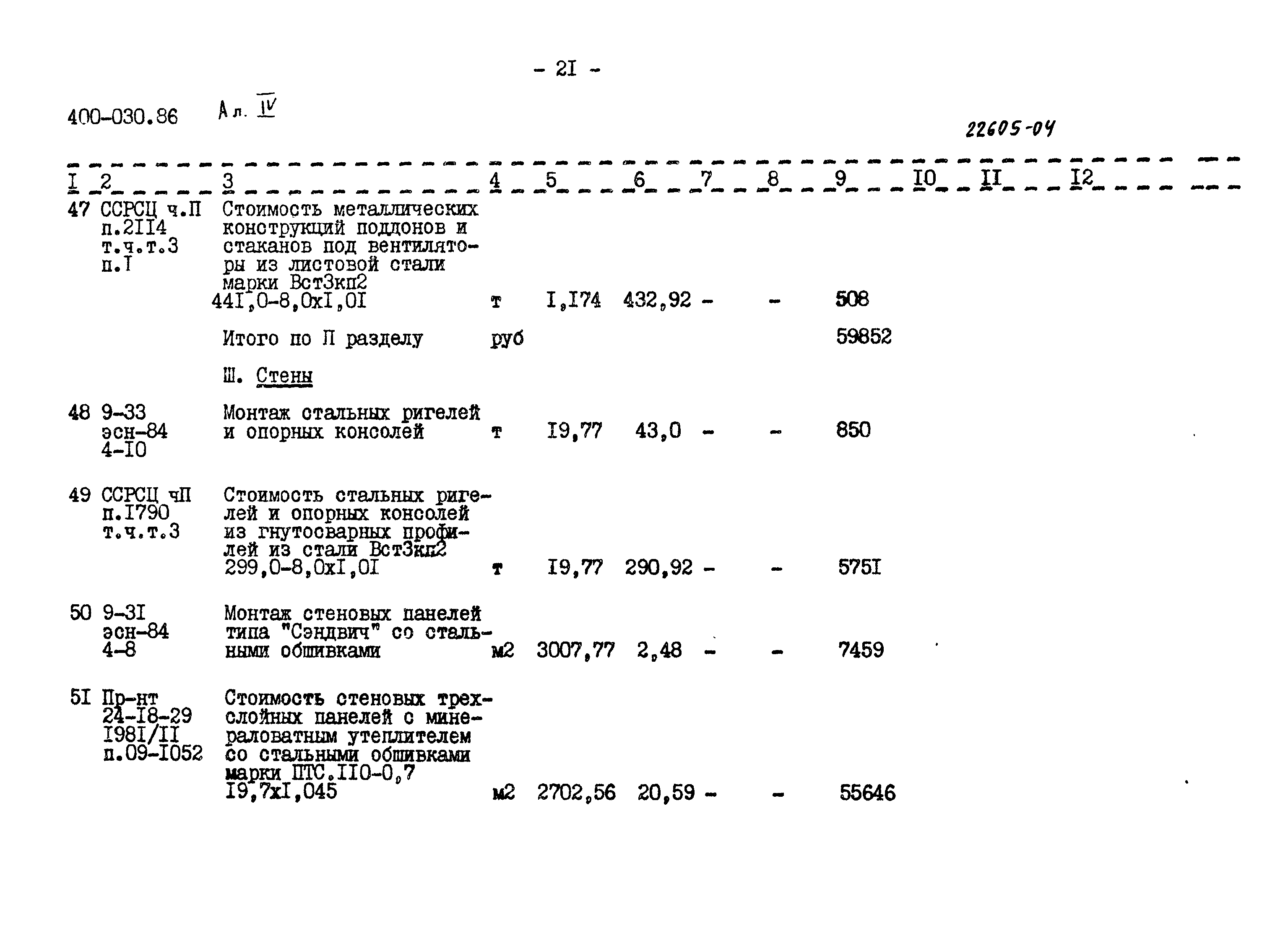 Типовые проектные решения 400-030.86