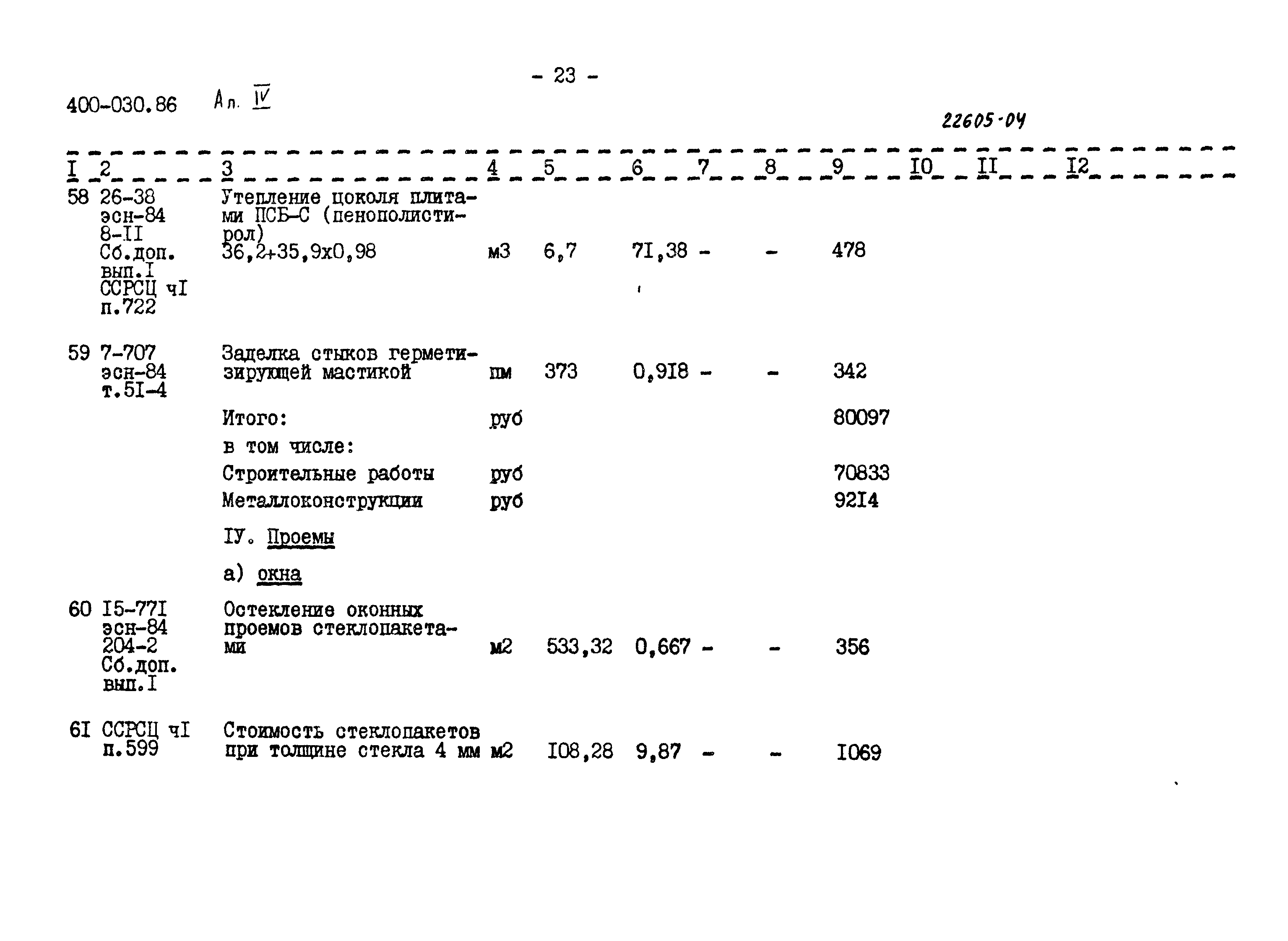 Типовые проектные решения 400-030.86