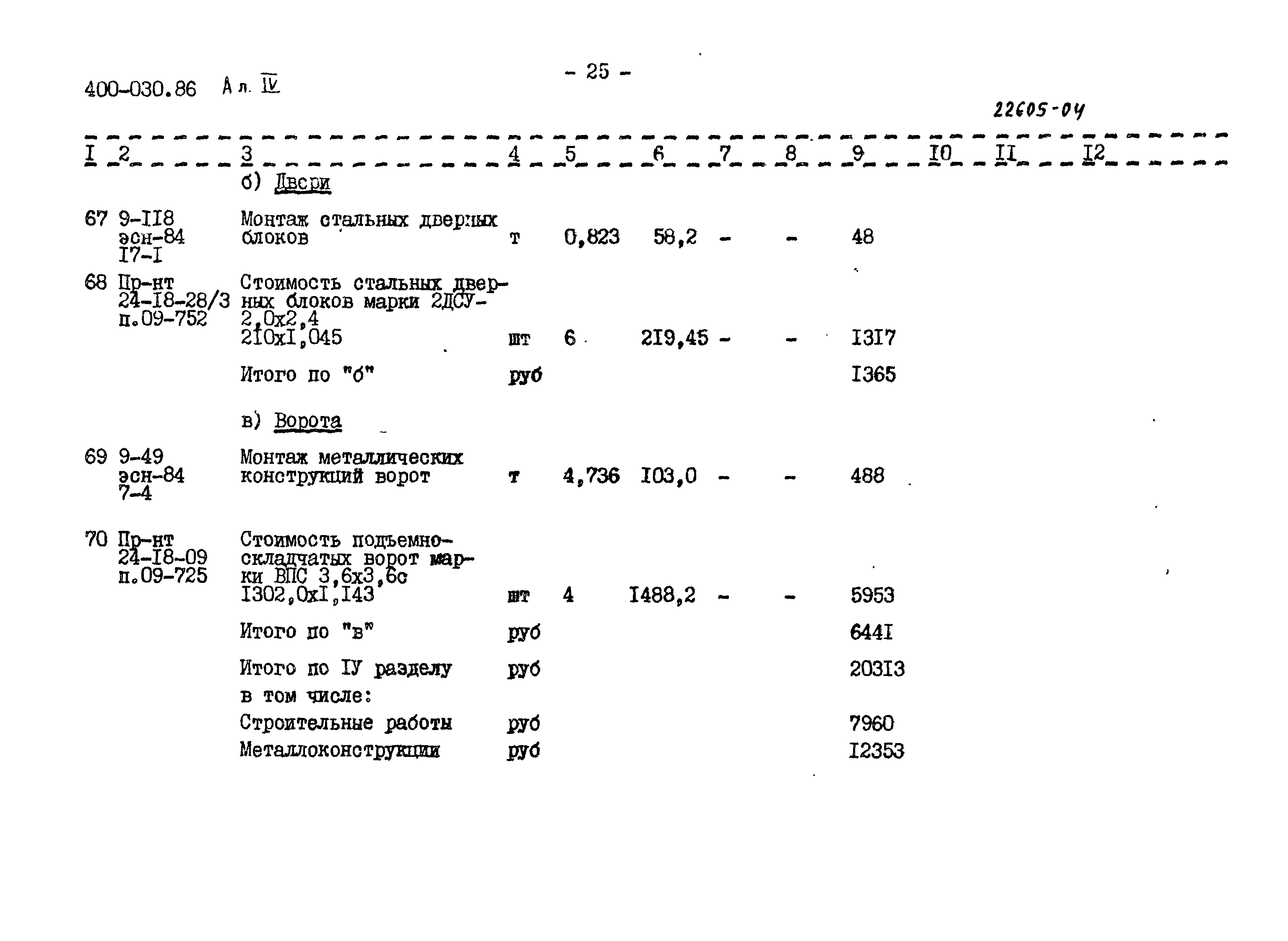 Типовые проектные решения 400-030.86