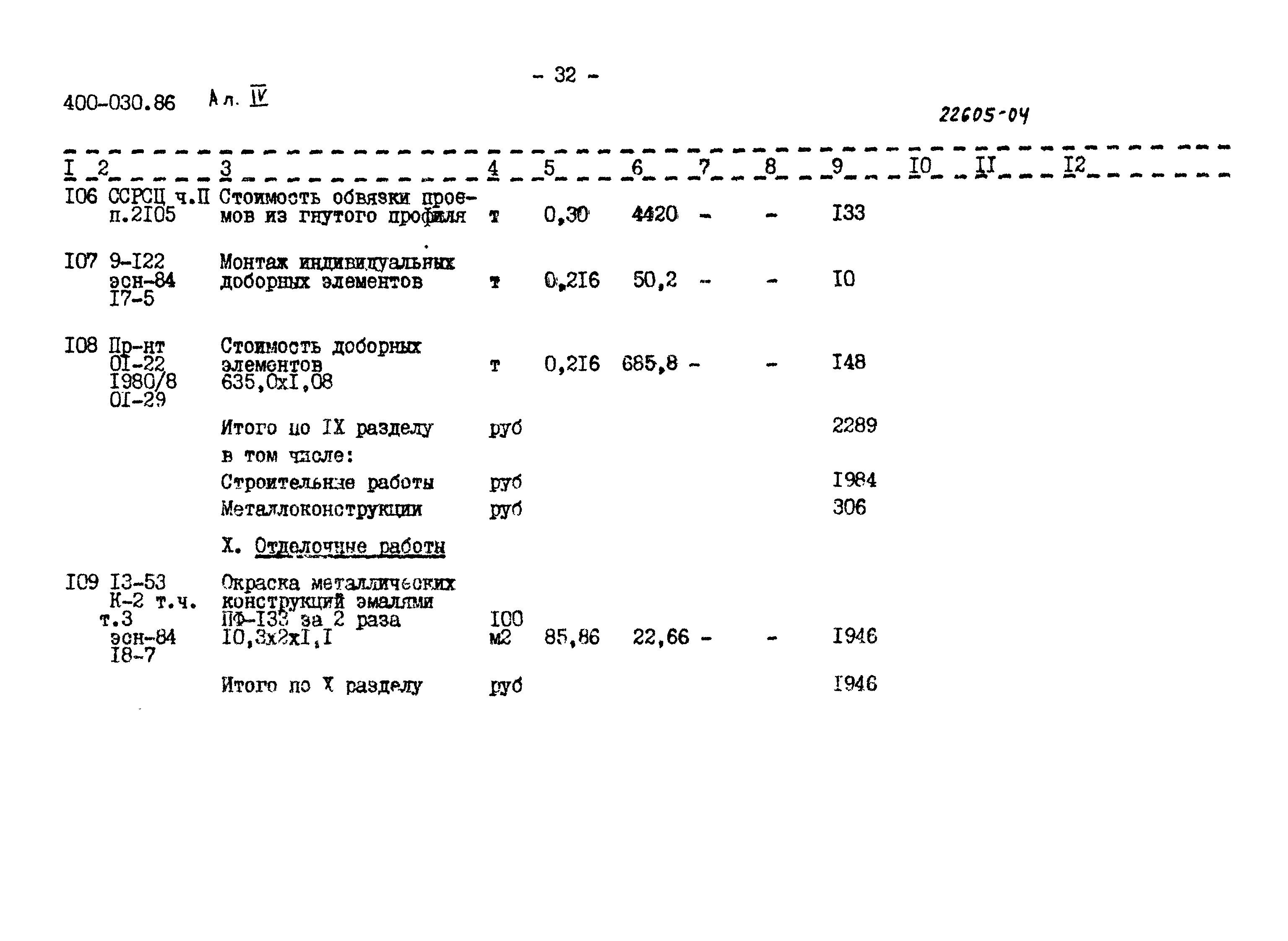 Типовые проектные решения 400-030.86