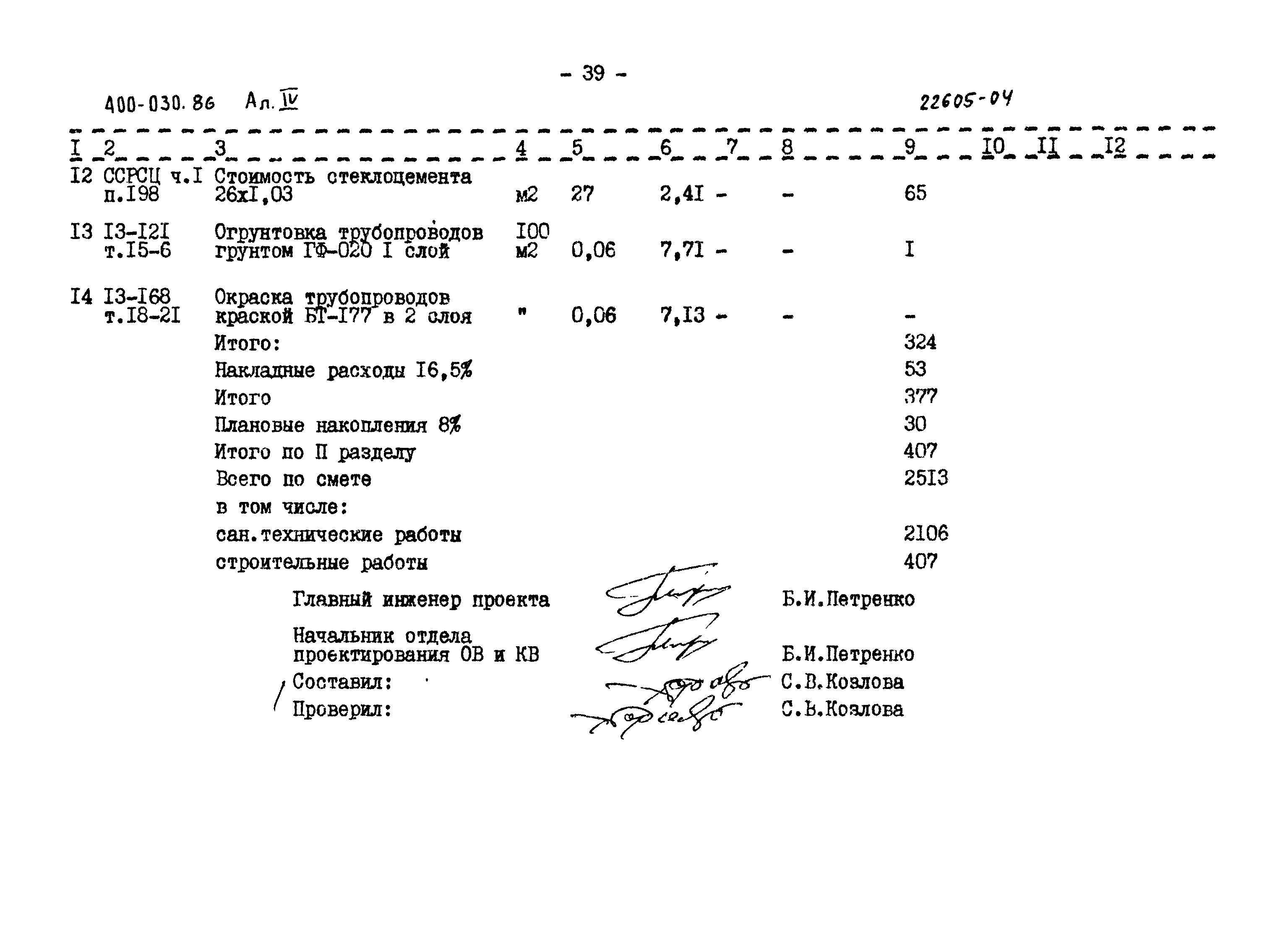 Типовые проектные решения 400-030.86