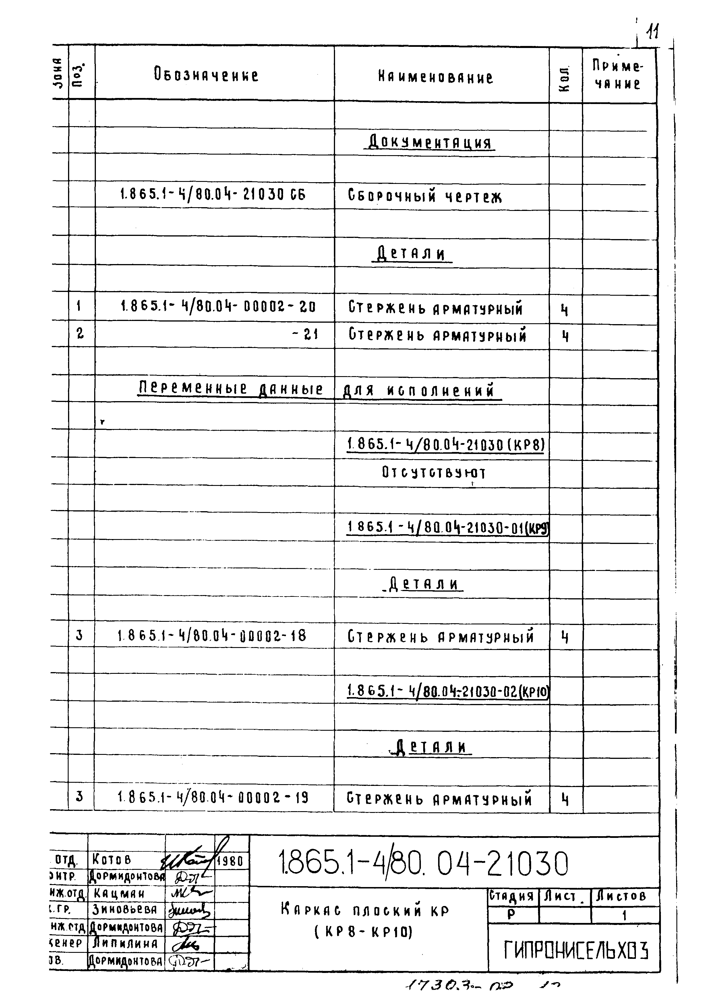 Серия 1.865.1-4/80