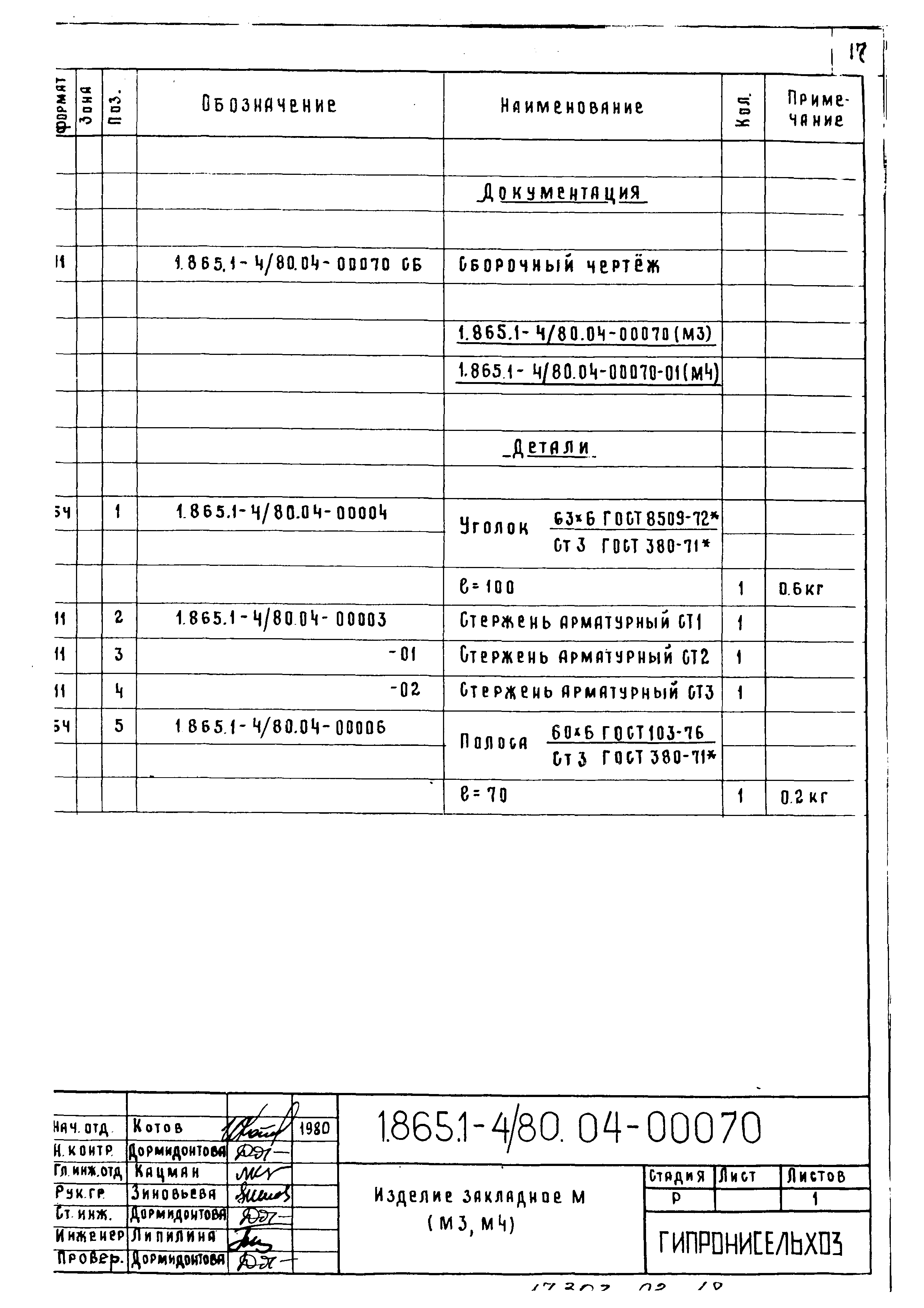 Серия 1.865.1-4/80