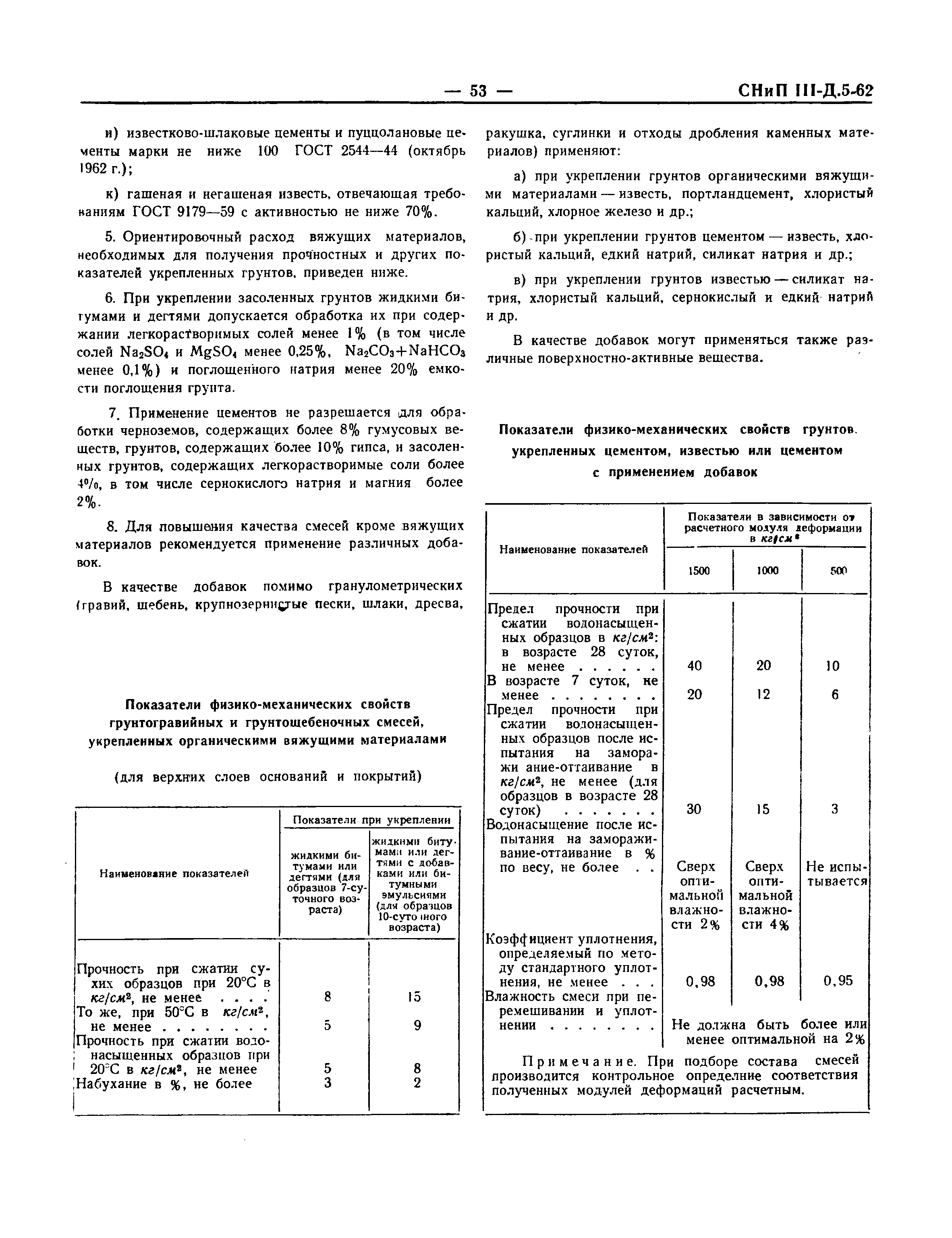 СНиП III-Д.5-62