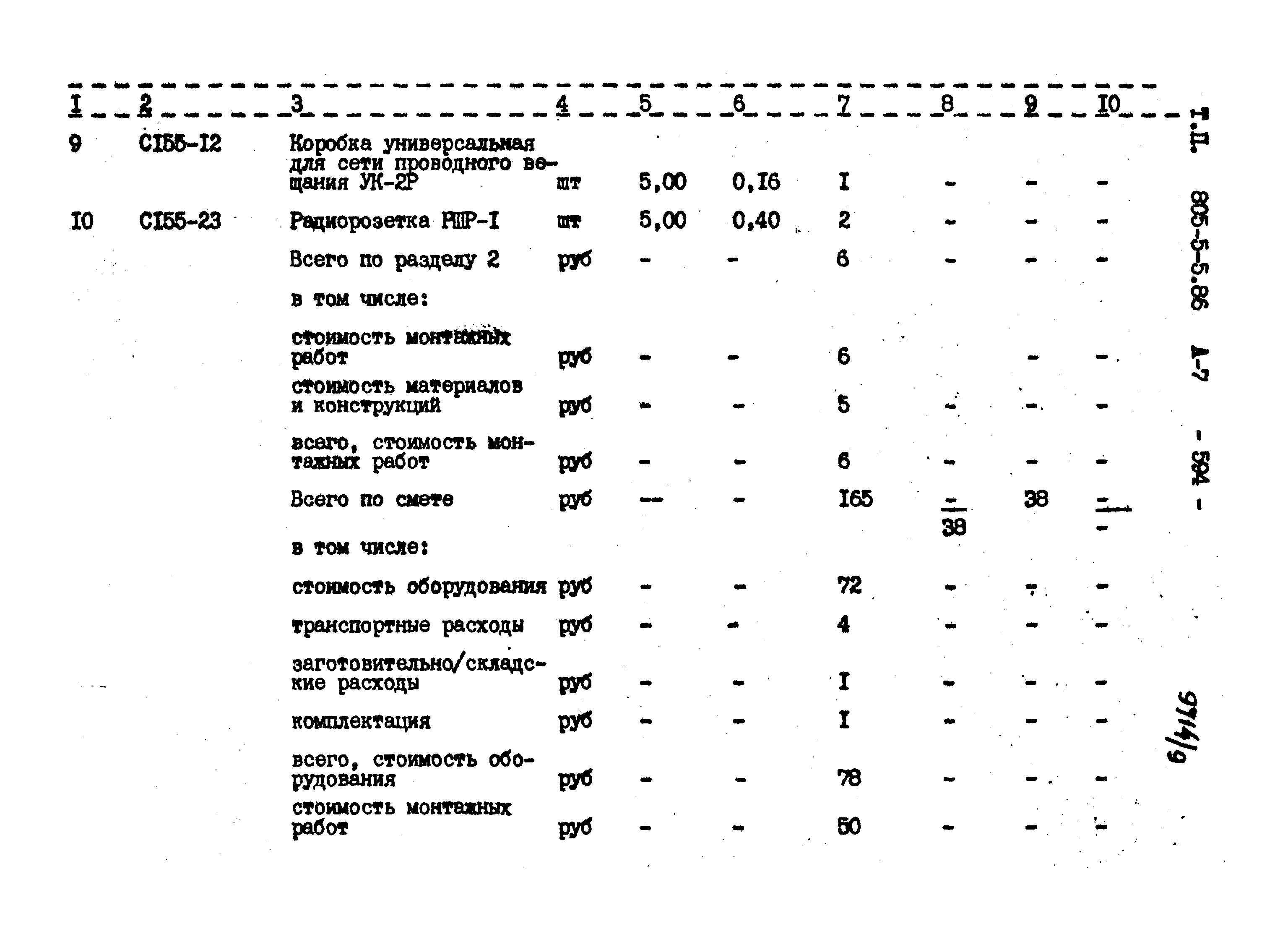 Типовой проект 805-5-5.86