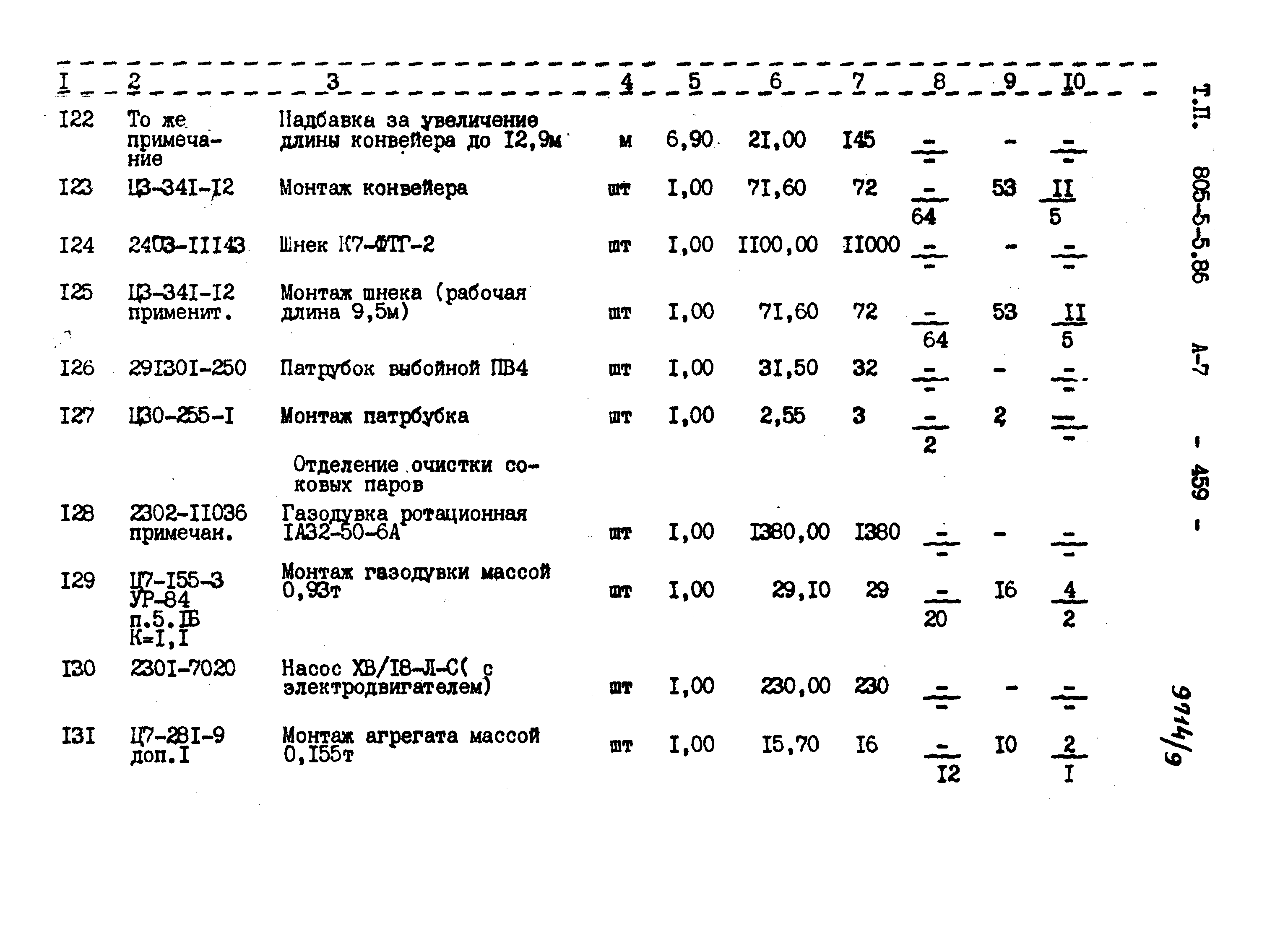 Типовой проект 805-5-5.86