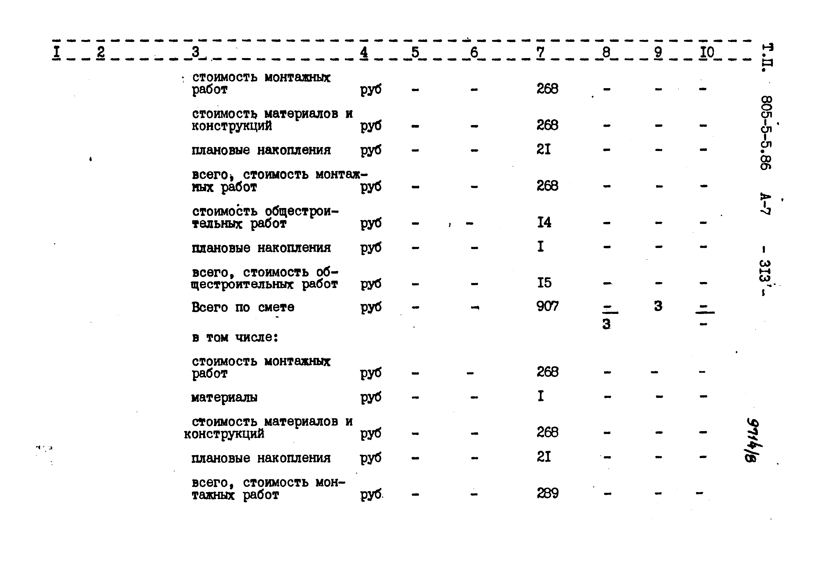 Типовой проект 805-5-5.86