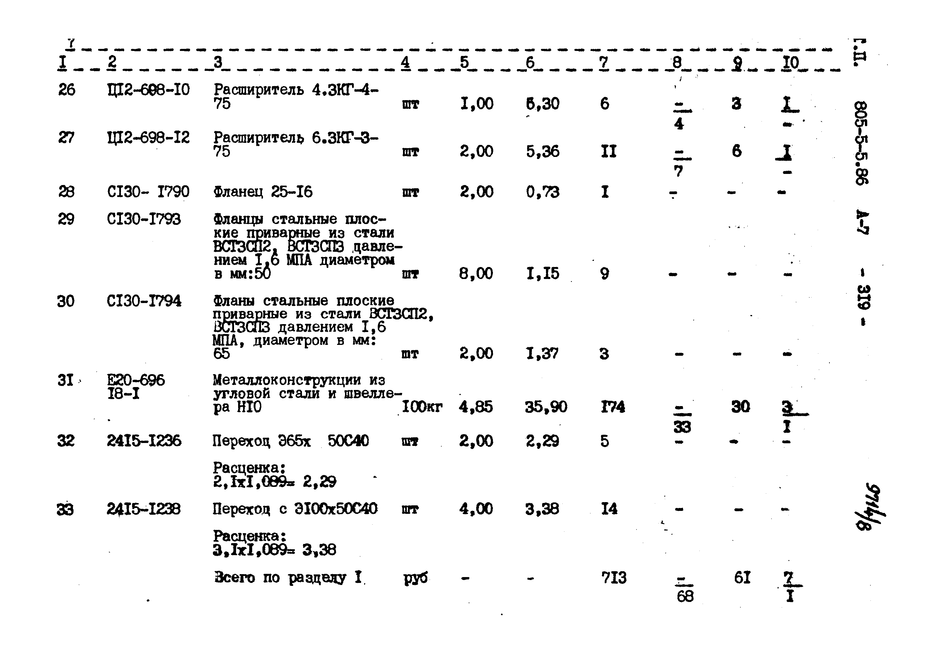 Типовой проект 805-5-5.86