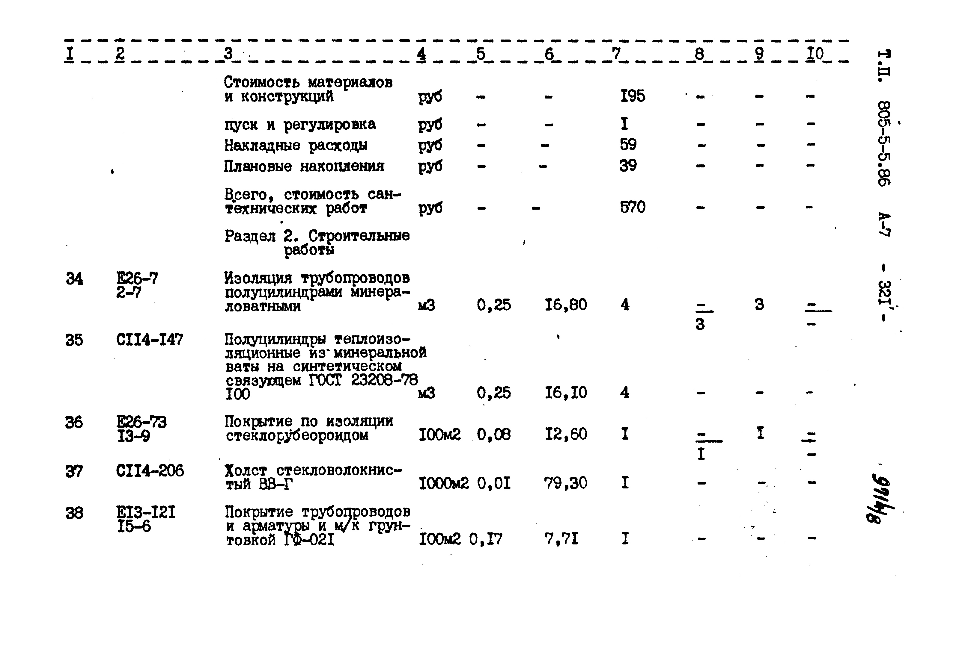 Типовой проект 805-5-5.86